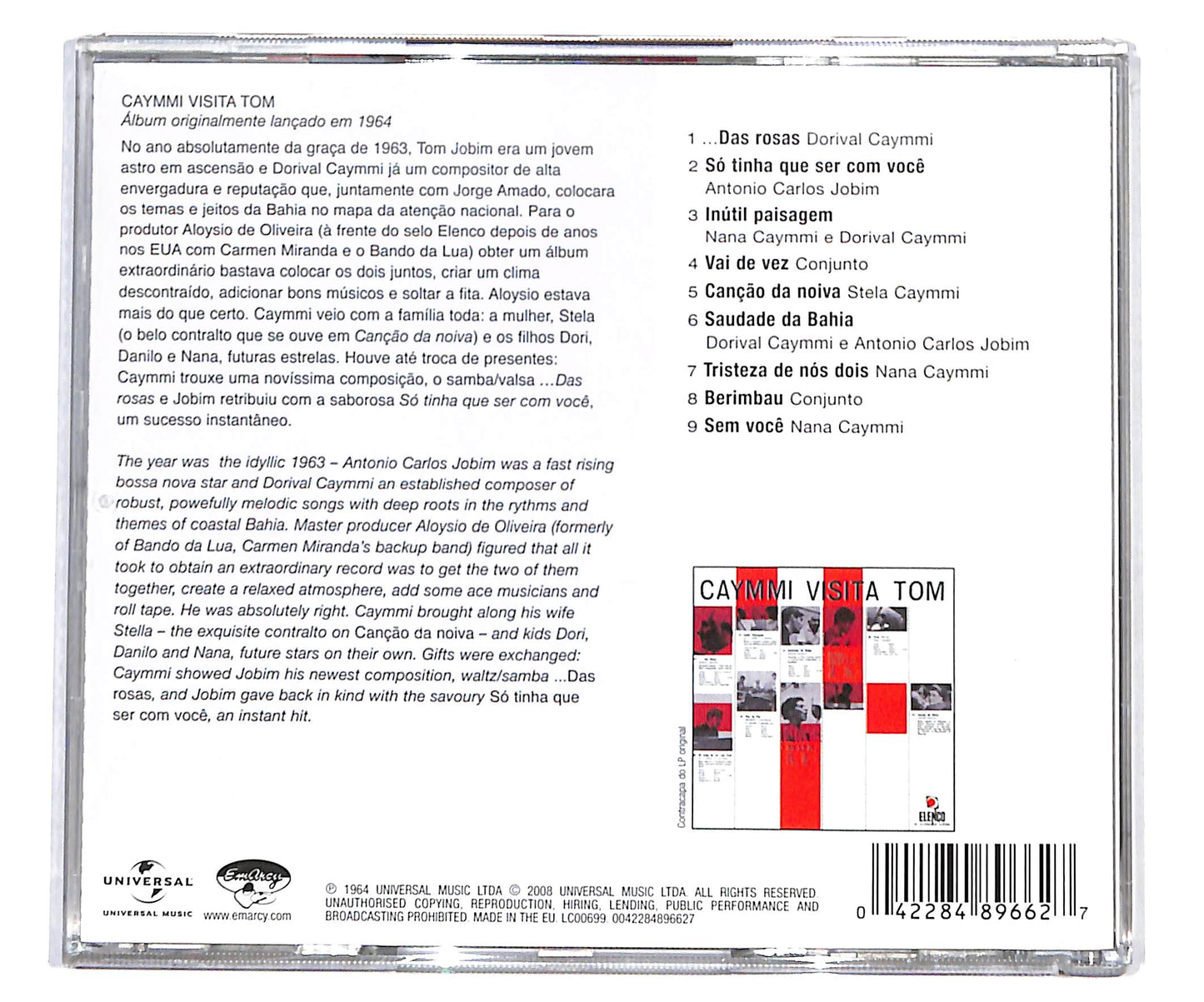 EBOND Various - Caymmi Visita Tom CD CD134522