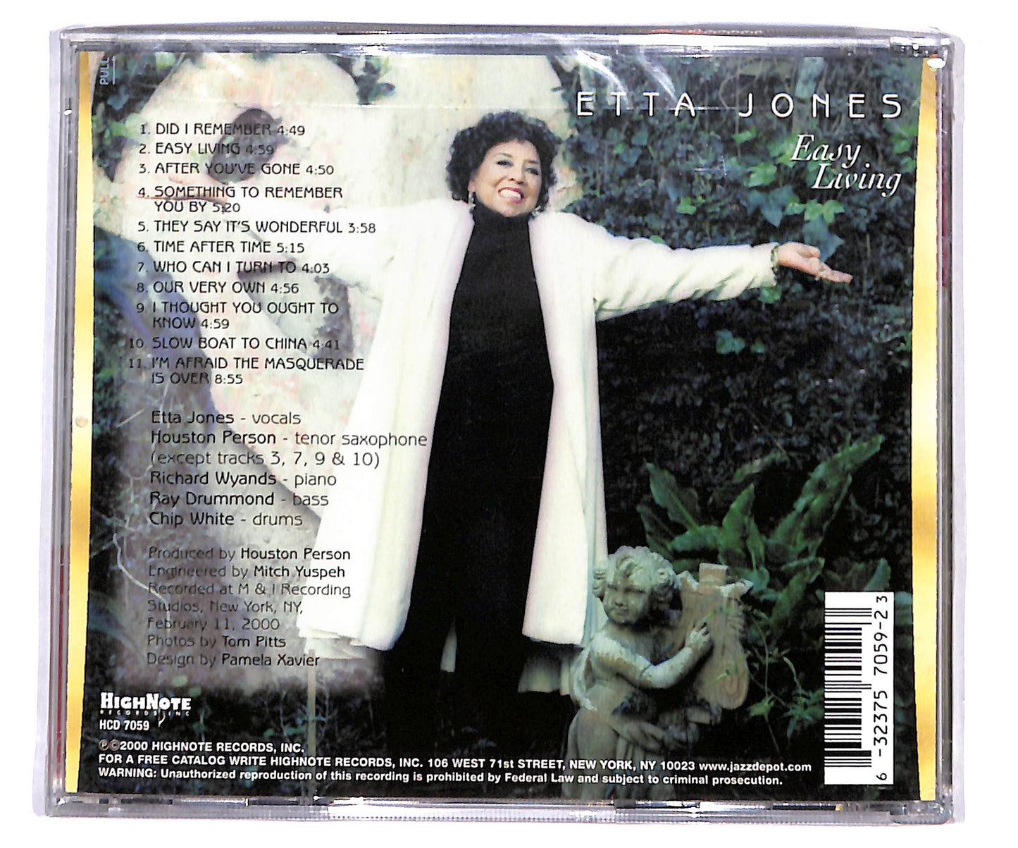 EBOND Etta Jones - Easy Living CD CD134548