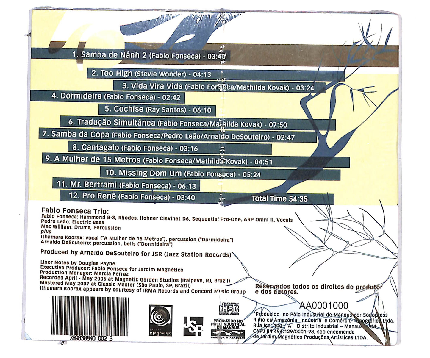 EBOND Fabio Fonseca Trio - Opus Samba CD CD134604