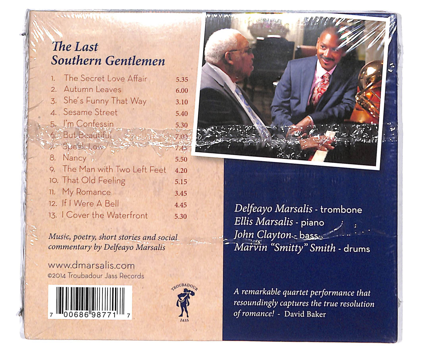 EBOND Delfeayo Marsalis - The Last Southern Gentlemen CD CD134614