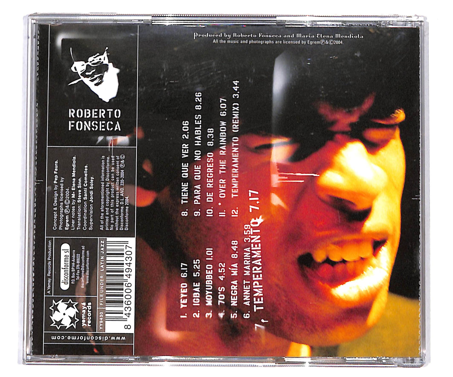 EBOND Roberto Fonseca Afro-Cuban Project - Temperamento CD CD134630