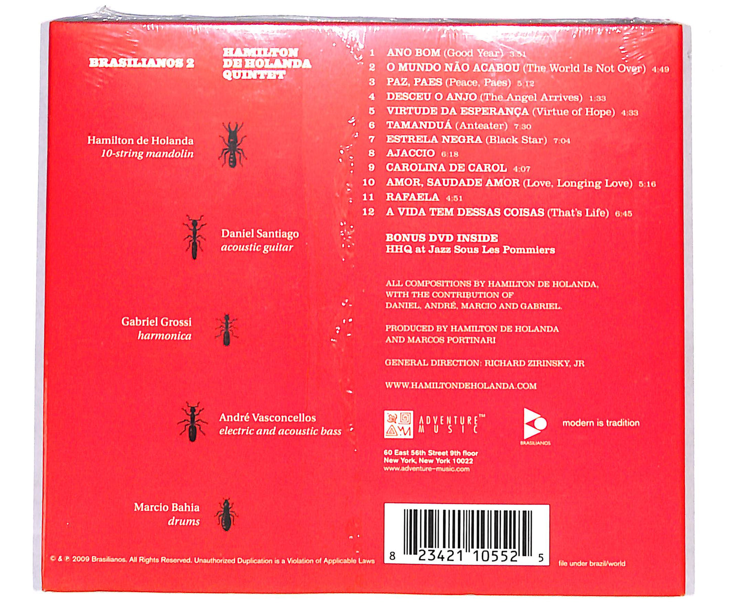 EBOND Hamilton de Holanda Quintet - Brasilianos 2 DIGIPACK CD CD134635