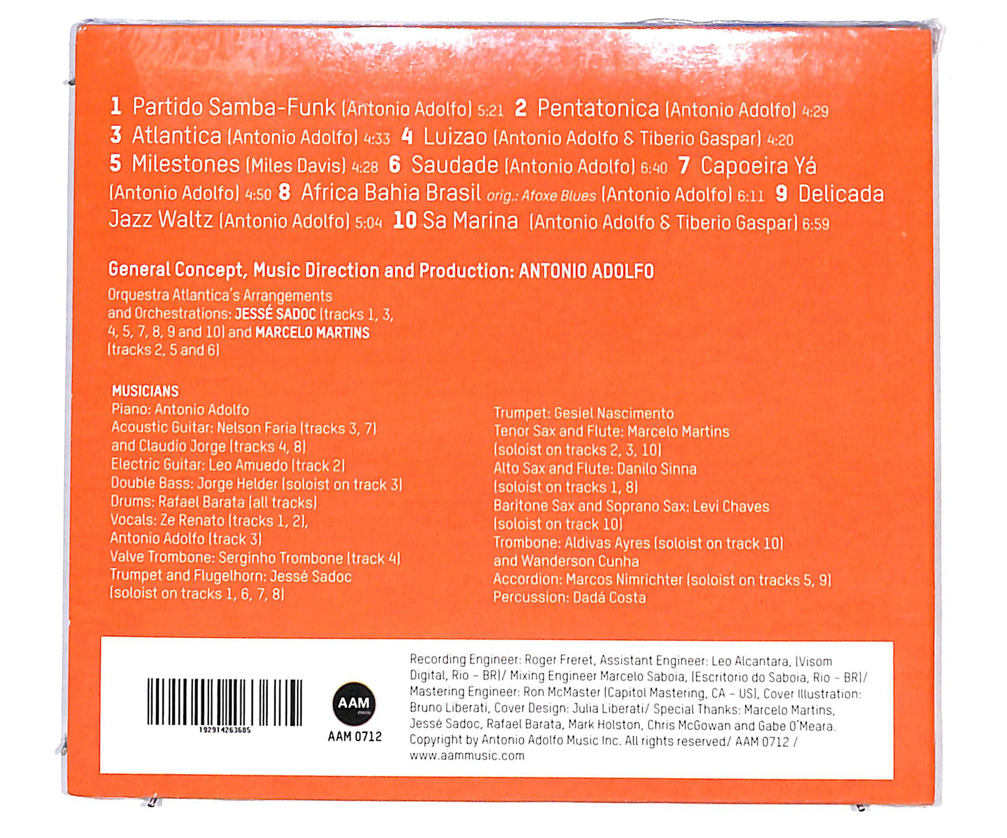 EBOND Antonio Adolfo - Encontros DIGIPACK CD CD134653