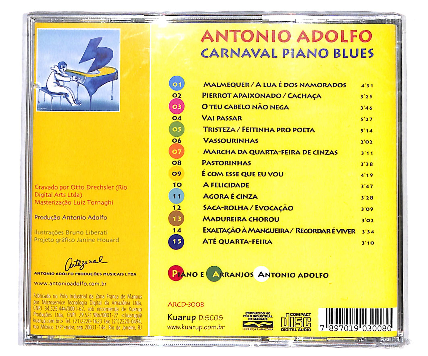 EBOND Antonio Adolfo - Carnaval Piano Blues CD CD134665