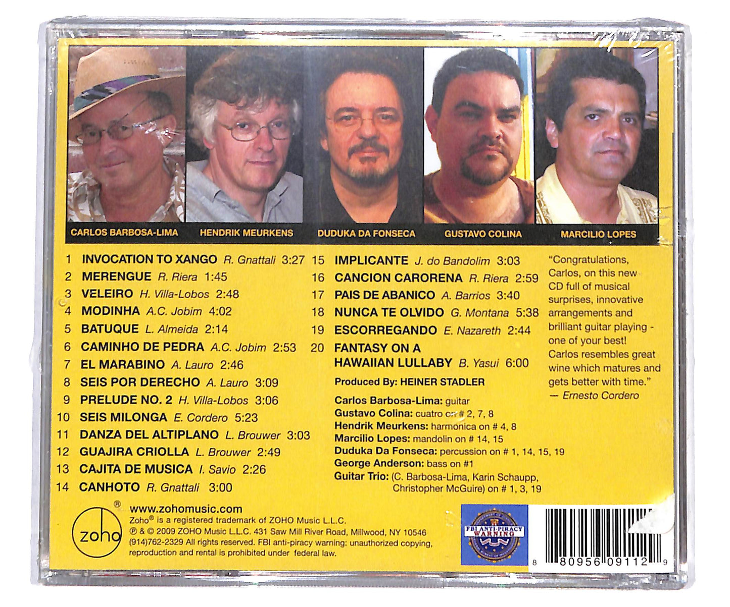 EBOND Carlos Barbosa-Lima - Merengue CD CD134671