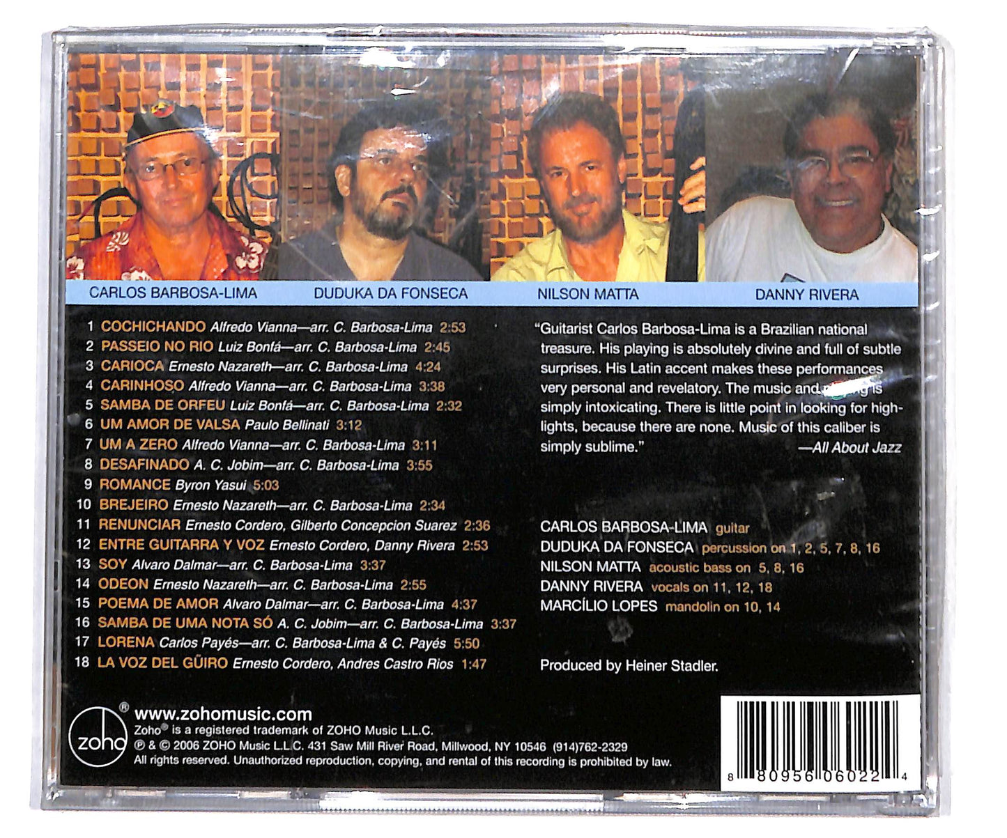 EBOND Carlos Barbosa-Lima - Carioca CD CD134672