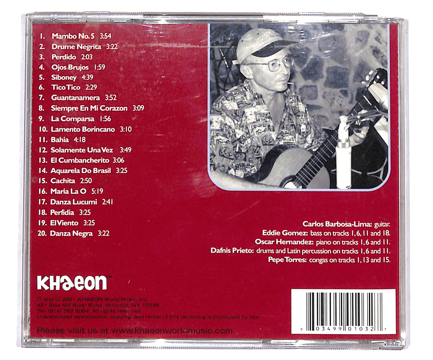 EBOND Carlos Barbosa-Lima - Mambo No. 5 CD CD134701