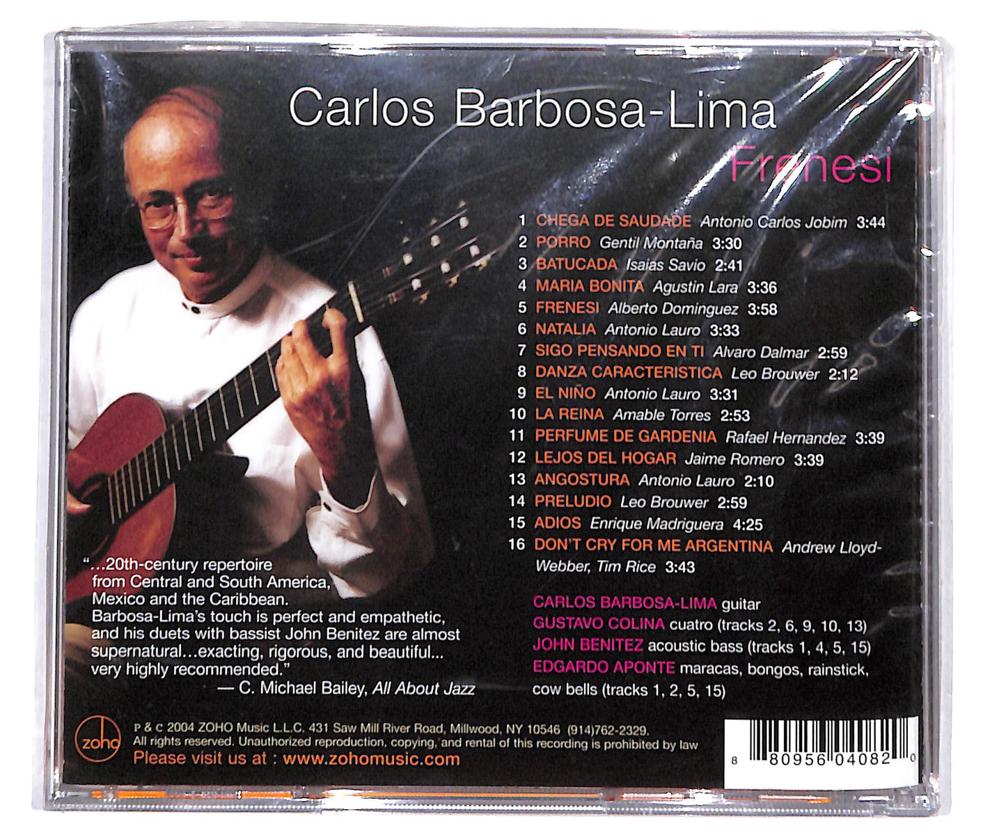 EBOND Carlos Barbosa-Lima - Frenesi CD CD134702