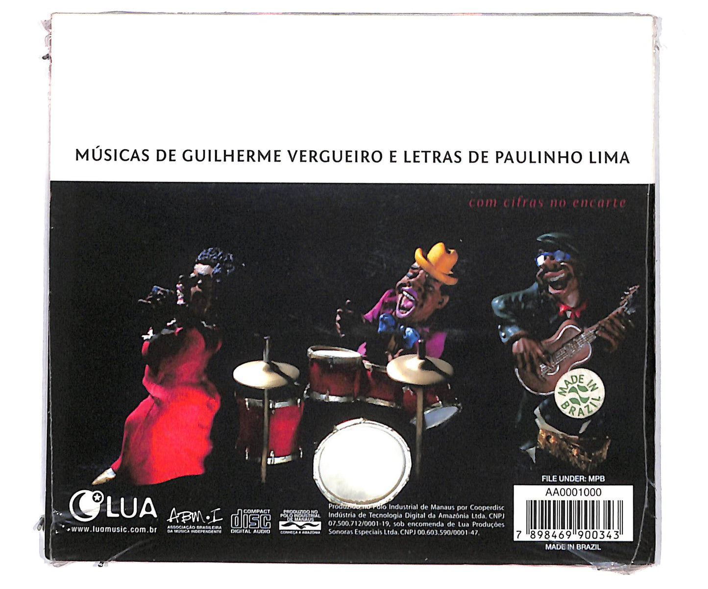 EBOND Guilherme Vergueiro & Paulinho Lima - Parceria DIGIPACK CD CD134706