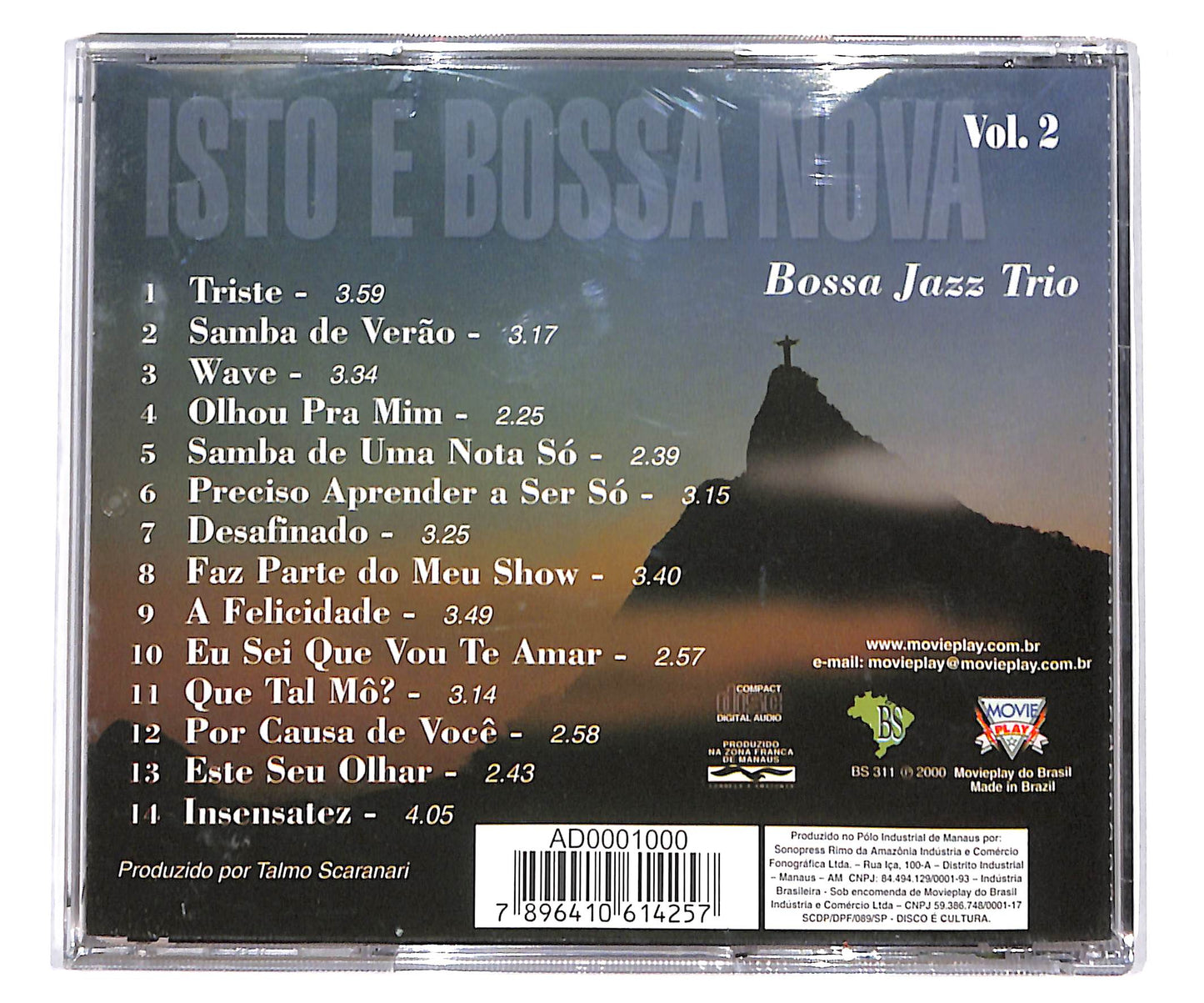 EBOND Bossa Jazz Trio - Isto E Bossa Nova Vol.2 CD CD134725