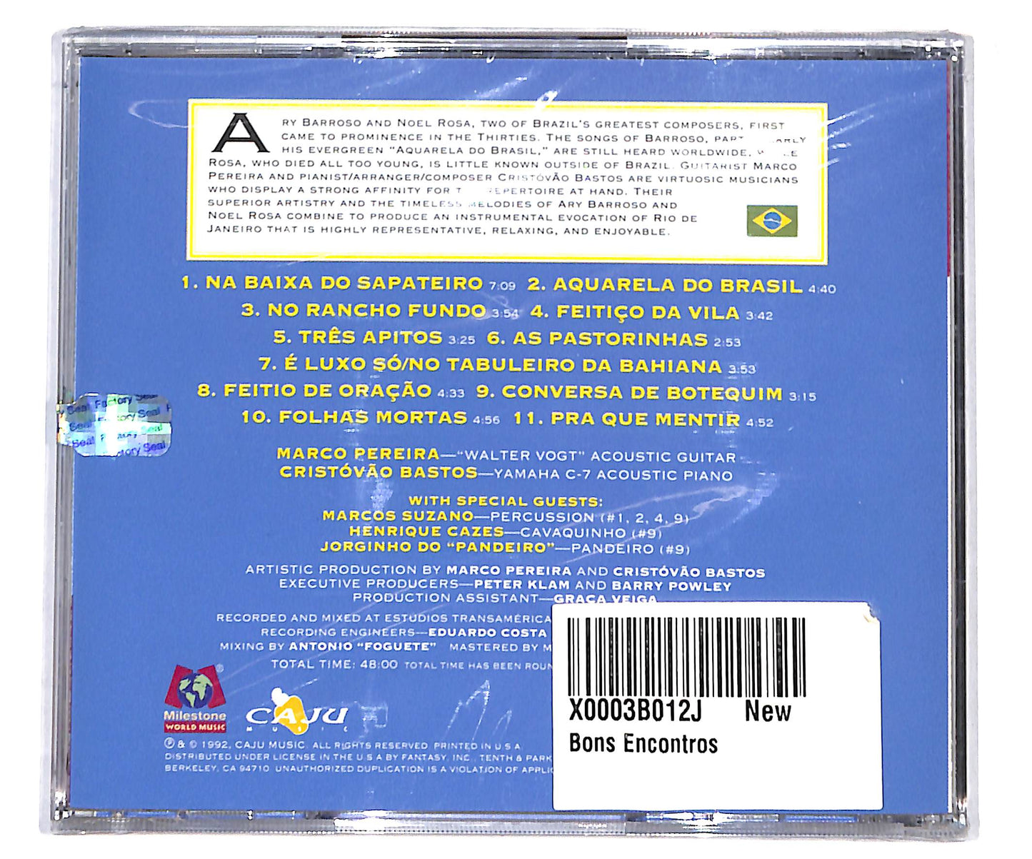 EBOND Marco Pereira & Cristovao Bastos - Bons Encontros CD CD134732