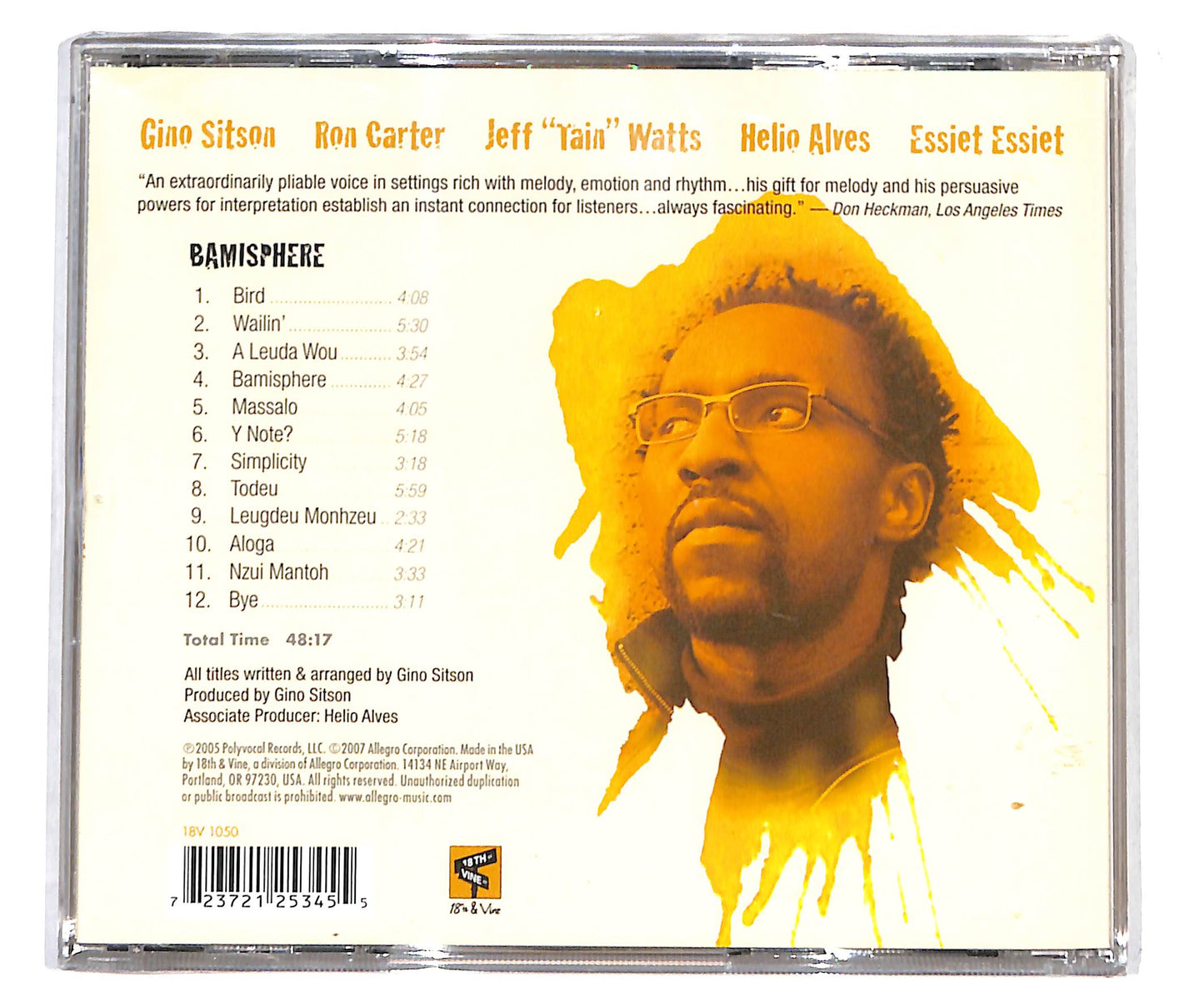 EBOND Gino Sitson - Bamisphere CD CD134764