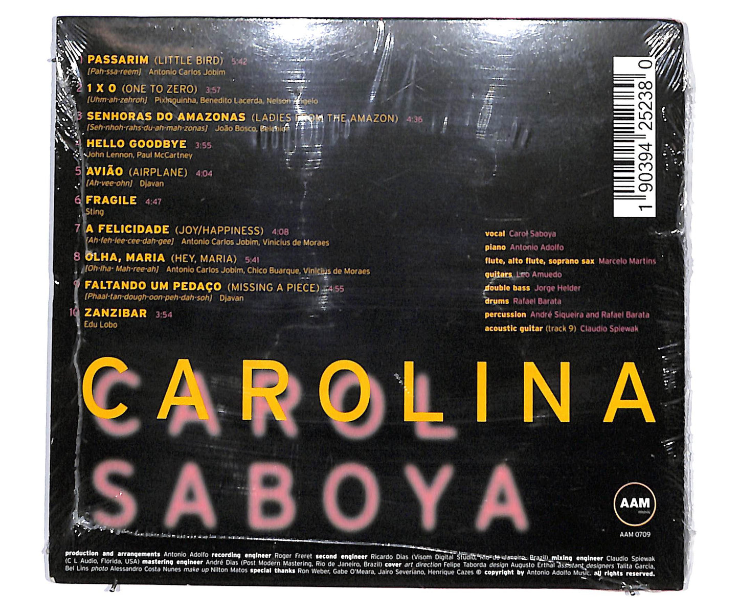EBOND Carol Saboya - Carolina DIGIPACK CD CD134804