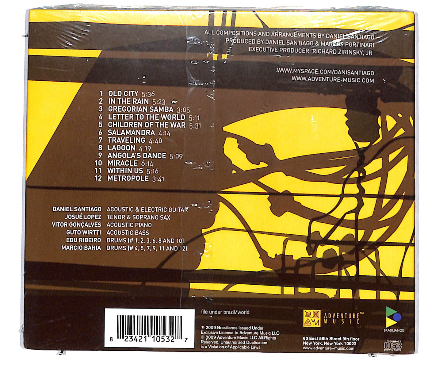 EBOND Daniel Santiago - Metropole DIGIPACK CD CD134810