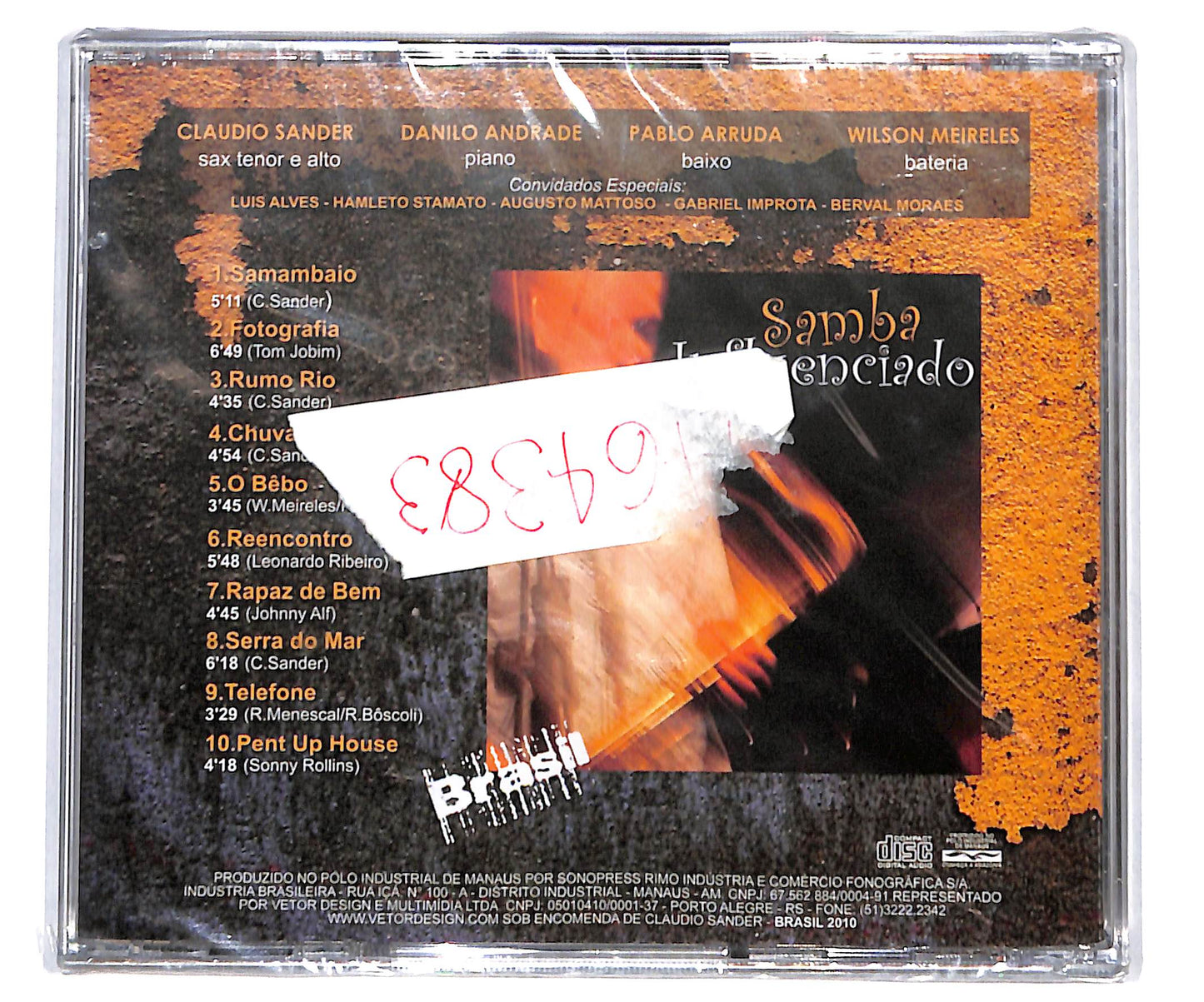 EBOND Claudio Sander - Samba Influenciando CD CD134814