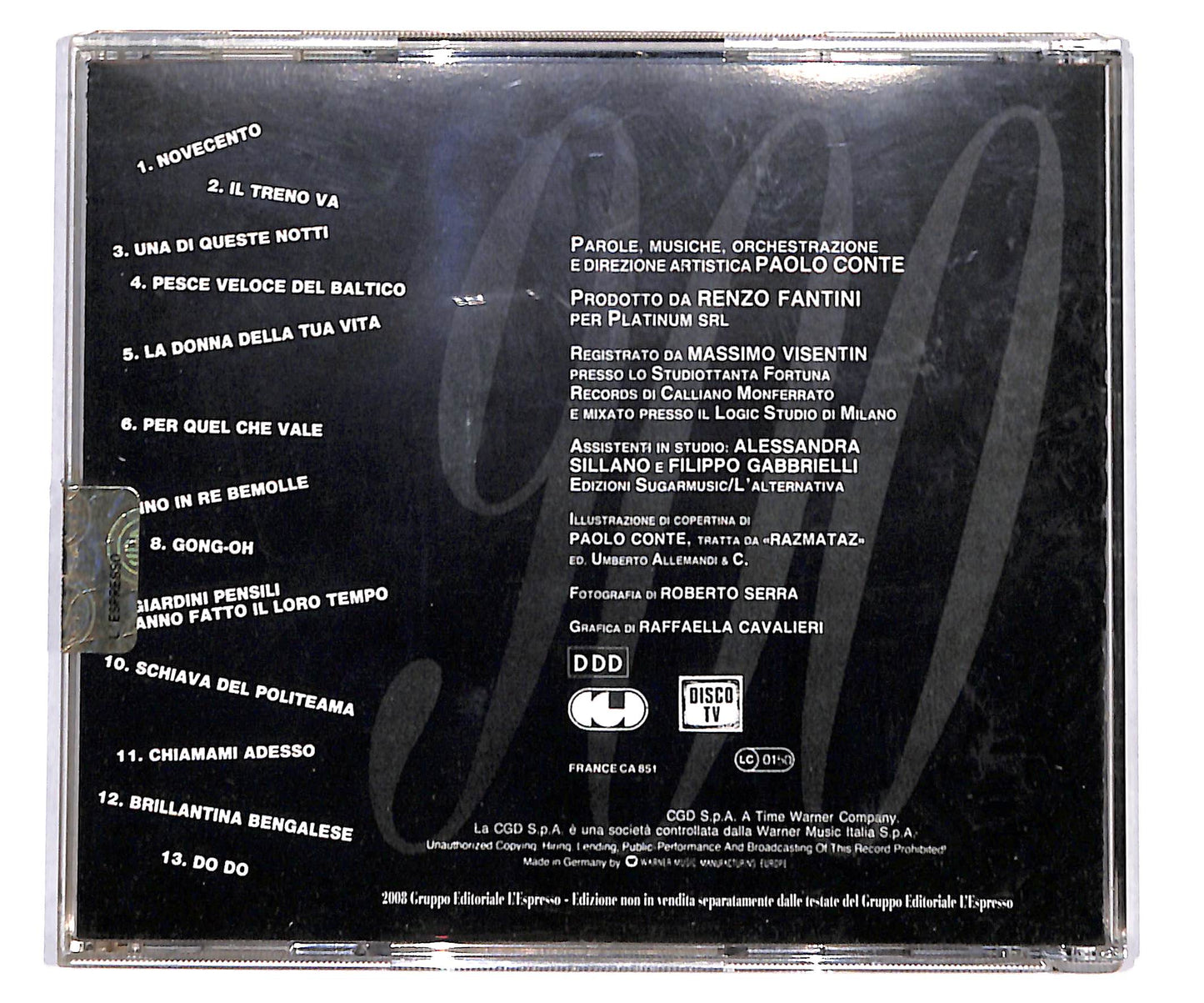 EBOND Paolo Conte - 900 CD CD134838