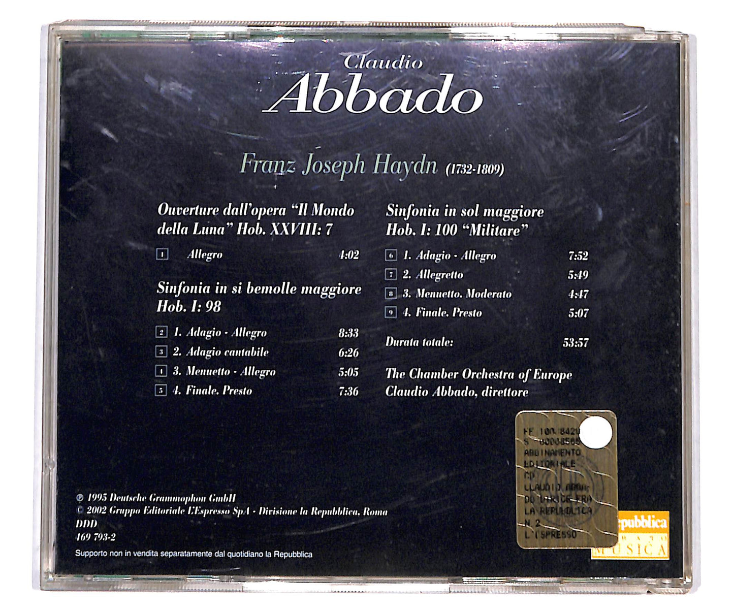 EBOND Claudio Abbado - Haydn EDITORIALE CD CD134846