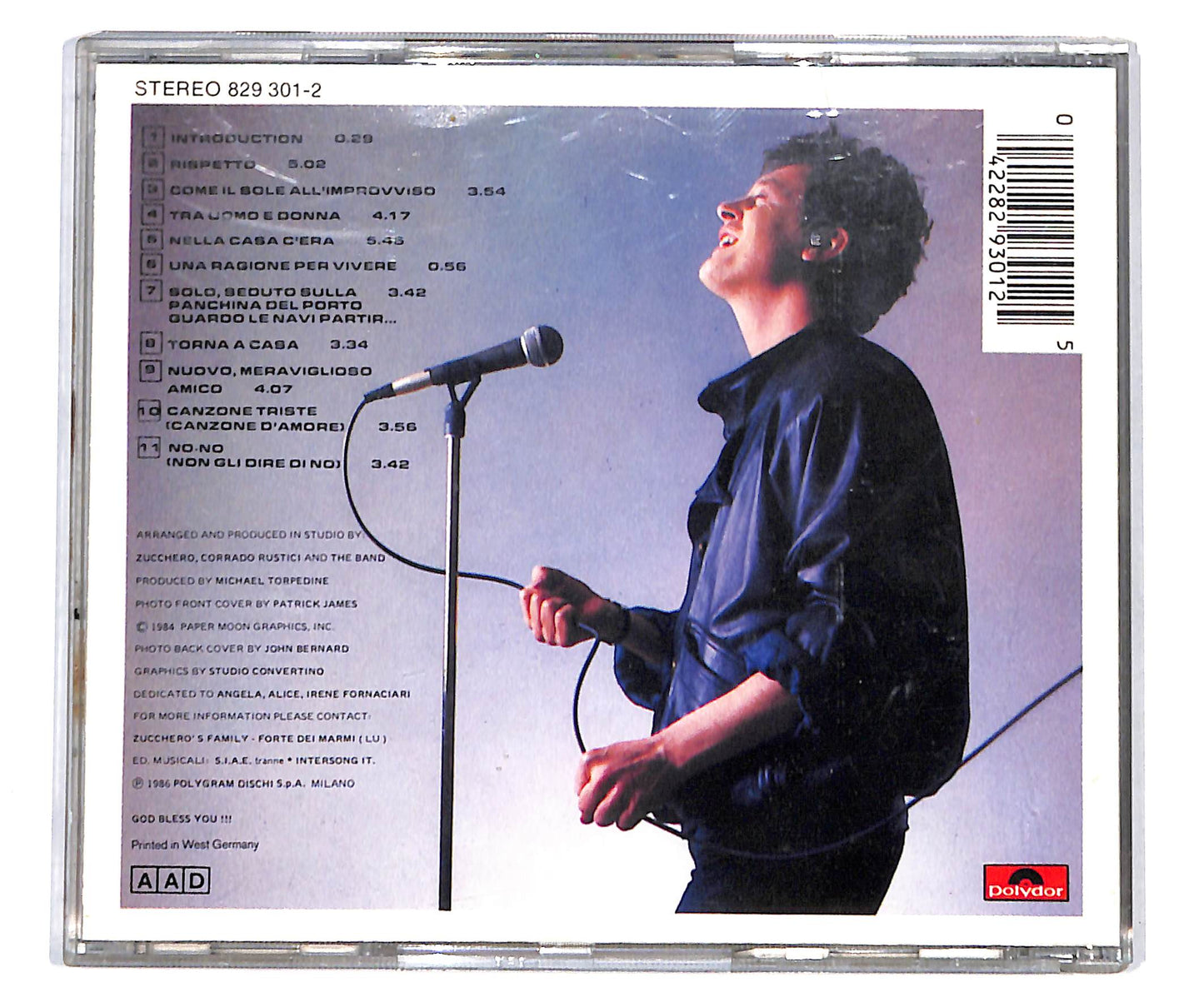 EBOND Zucchero Fornaciari - Rispetto CD CD134924