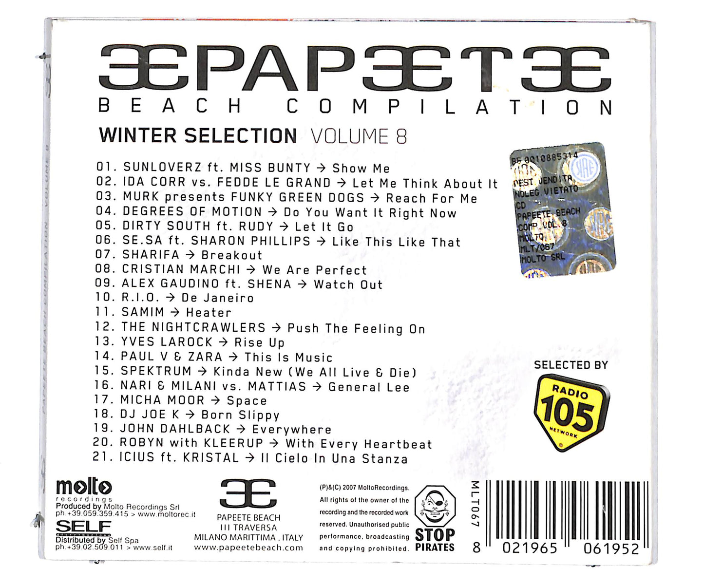 EBOND Various - Papeete Beach Compilation Winter Selection Volume 8 CD CD134928