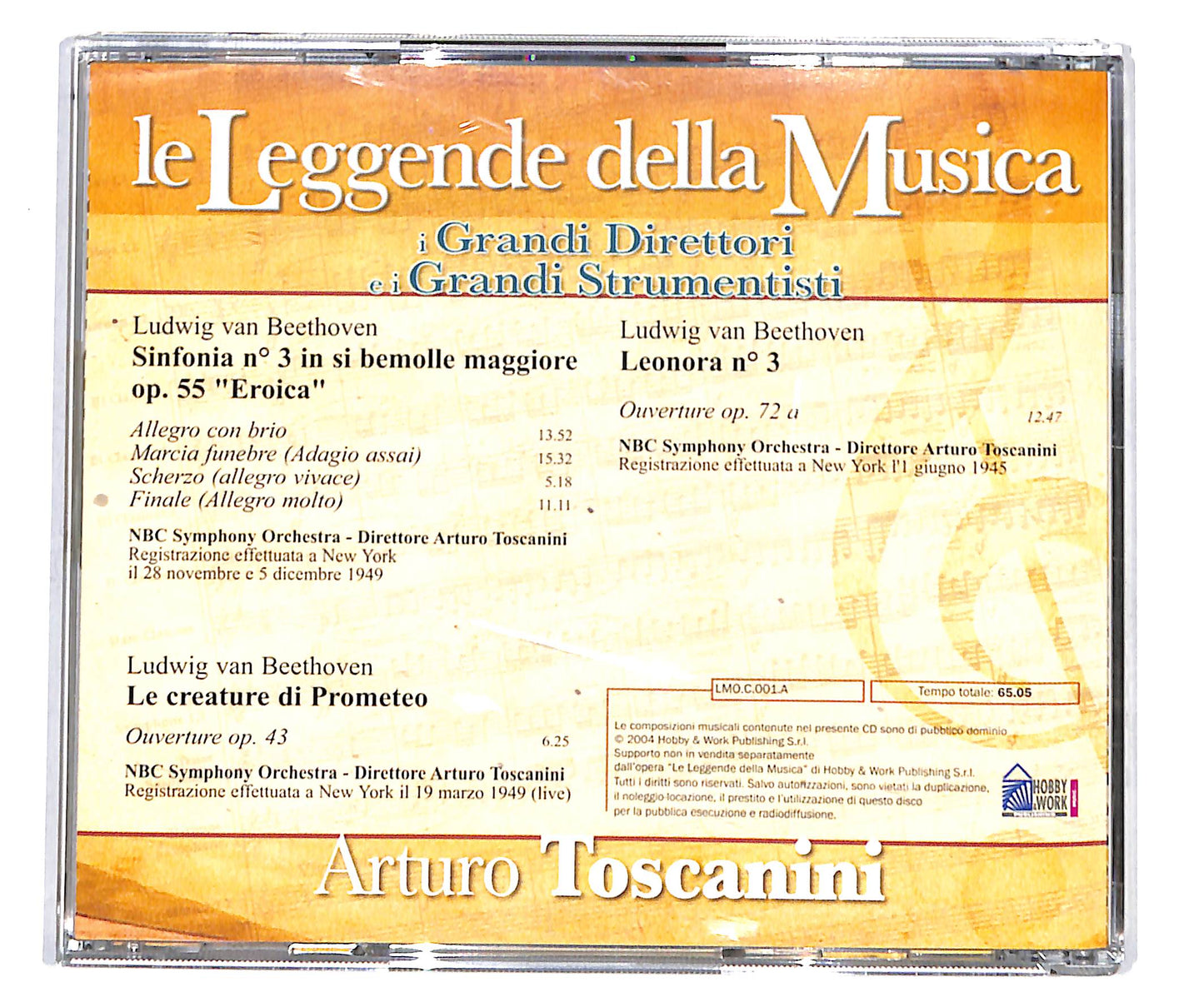 EBOND Arturo Toscanini - I Grandi Direttori E I Grandi Strumentisti CD CD135002