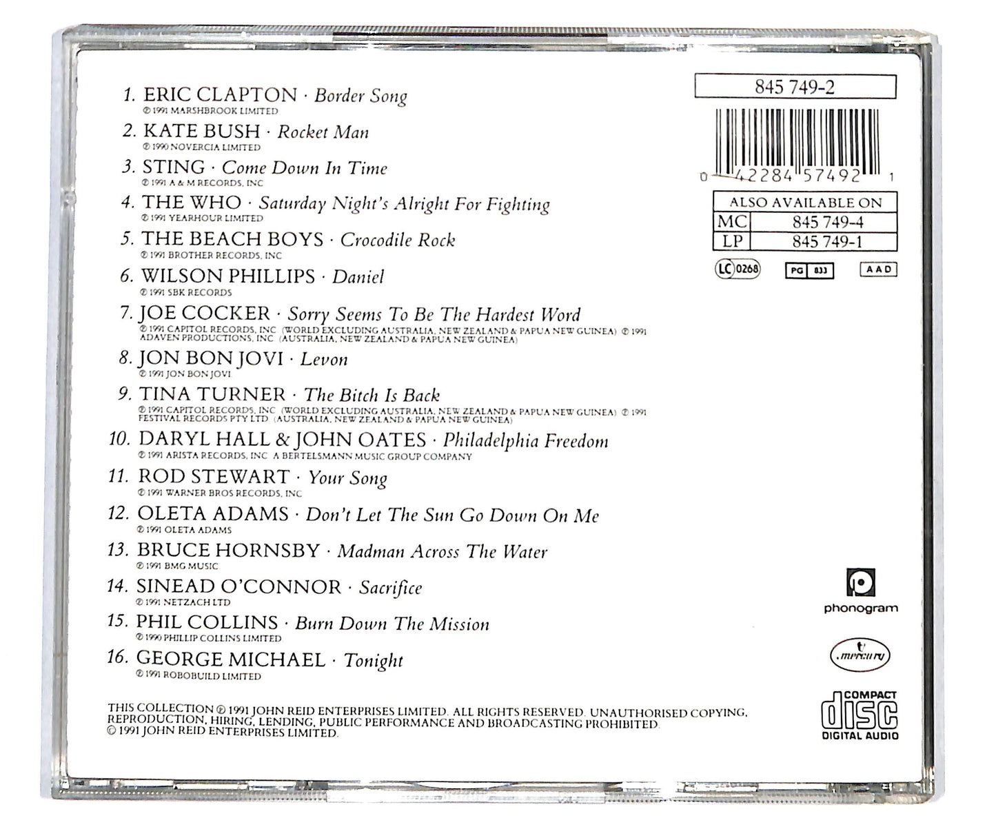 EBOND Two Rooms - Celebrating The Songs Of Elton John & B Taupin CD CD135020