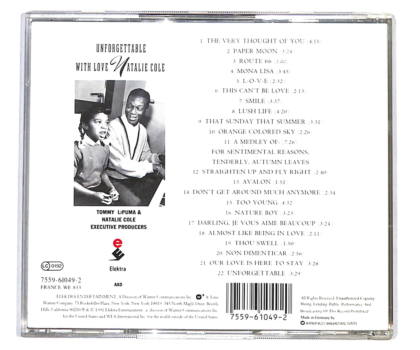 EBOND Natalie Cole - Unforgettable With Love CD CD135027