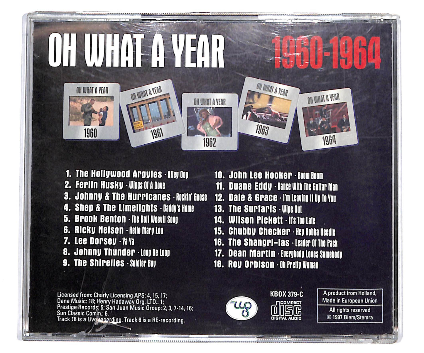 EBOND Various - Oh What A Year 1960-1964 CD CD135033