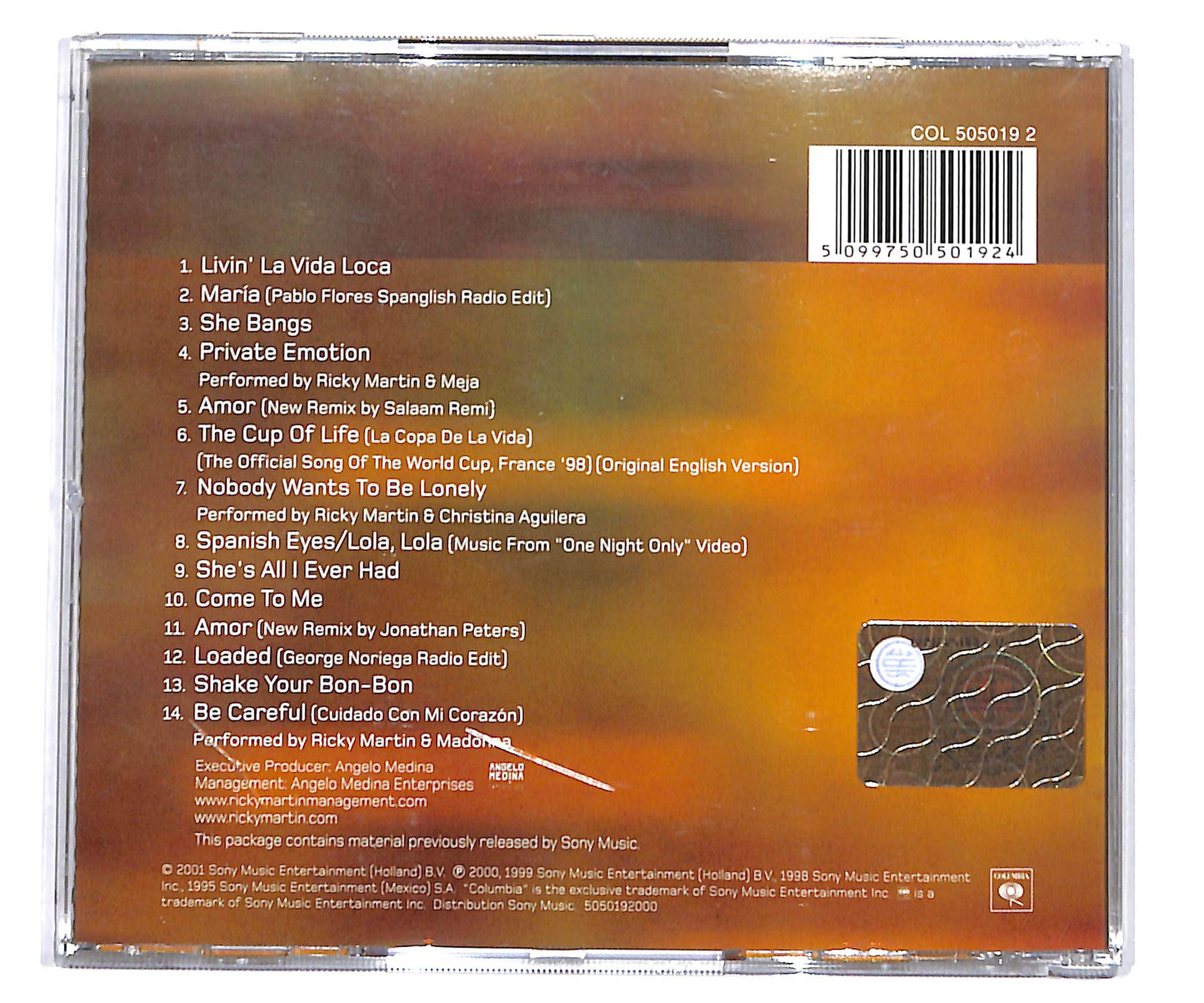 EBOND Ricky Martin - The Best Of Ricky Martin CD CD135127