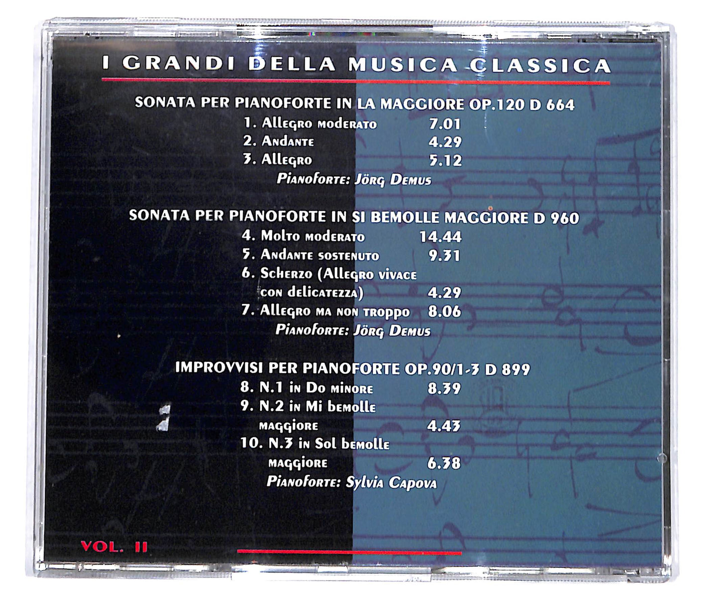 EBOND I Grandi della Musica Classica - Schubert Vol.II CD CD135138