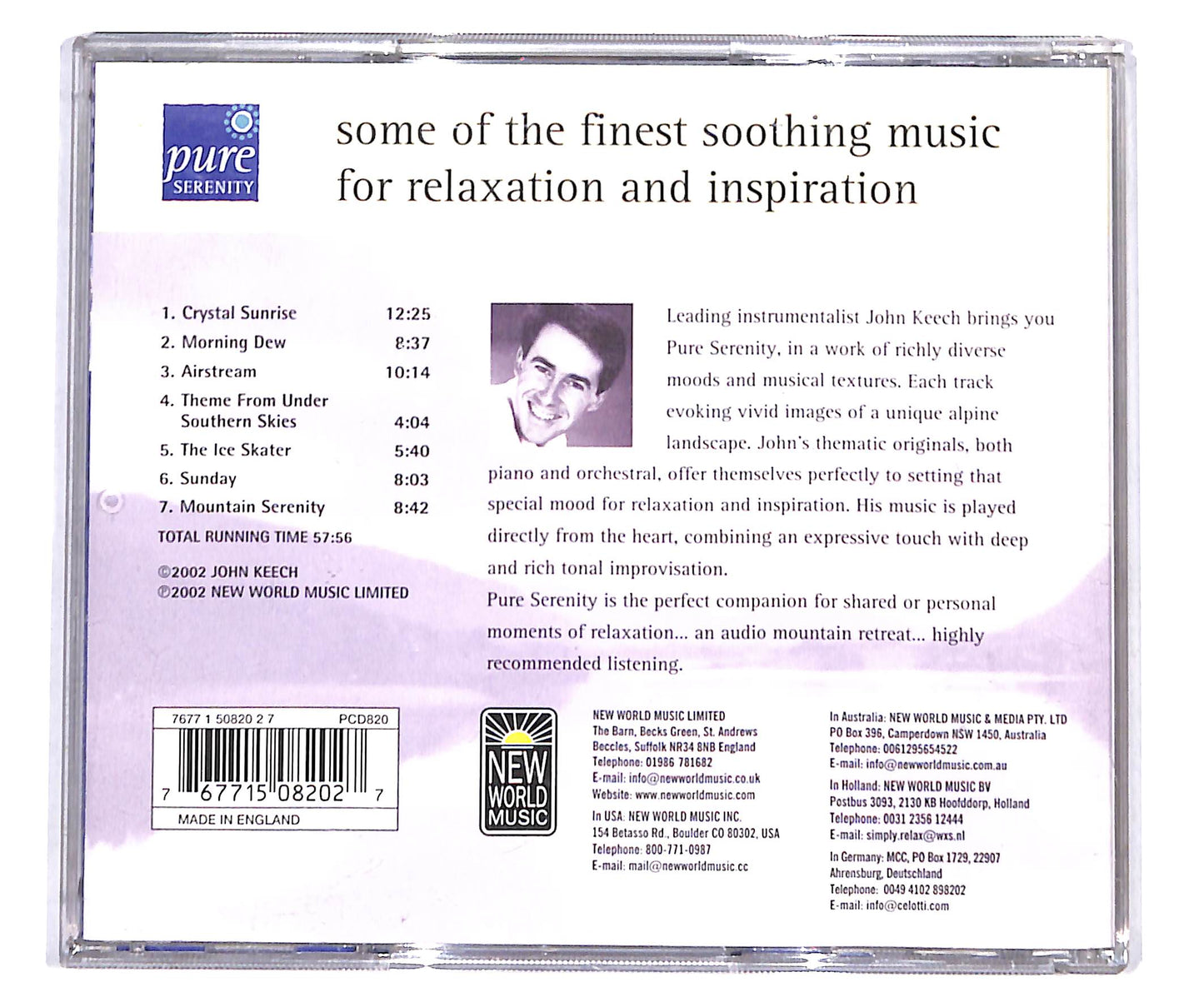 EBOND John Keech - Serenity CD CD135223