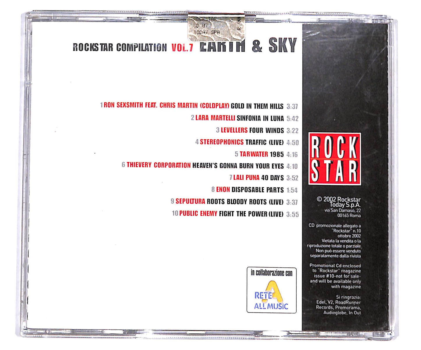 EBOND Various - Rockstar Compilation Vol. 7 - Earth & Sky CD CD135225