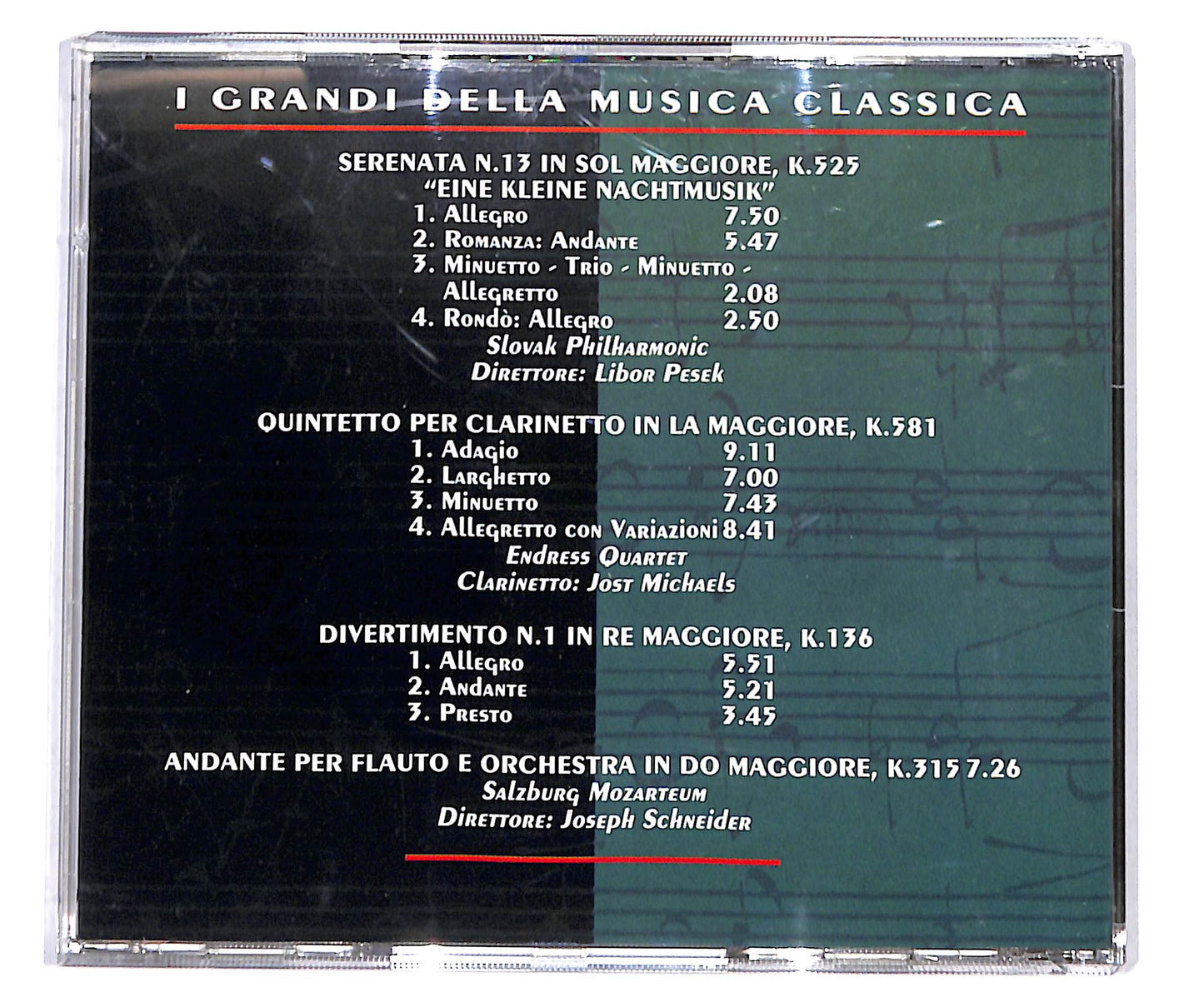 EBOND Mozart - Vol. II - I grandi della musica classica CD CD135239