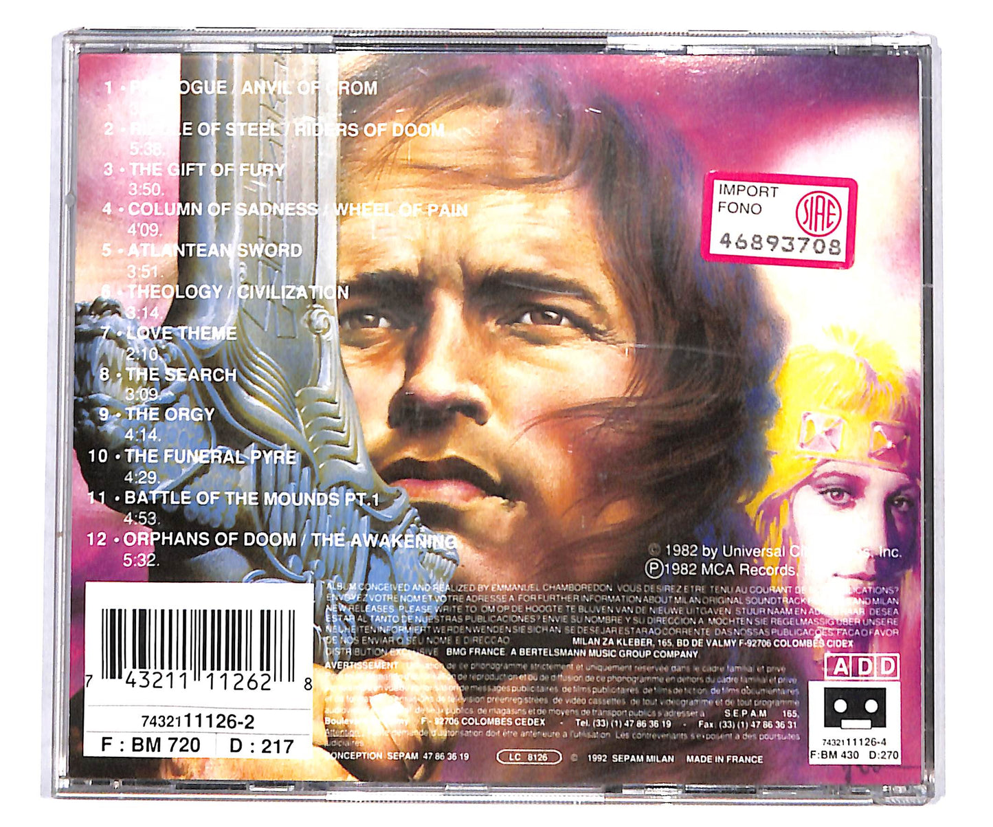 EBOND Basil Poledouris - Conan The Barbarian CD CD135241