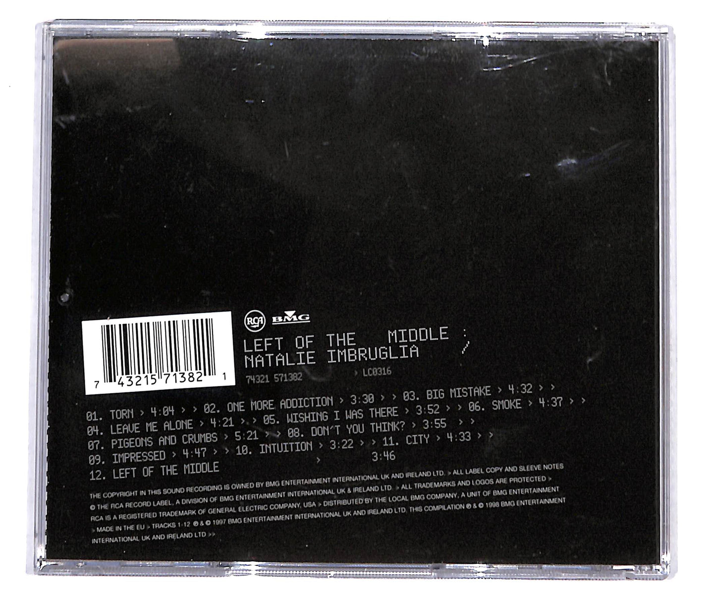 EBOND Natalie Imbruglia - Left Of The Middle CD CD135243