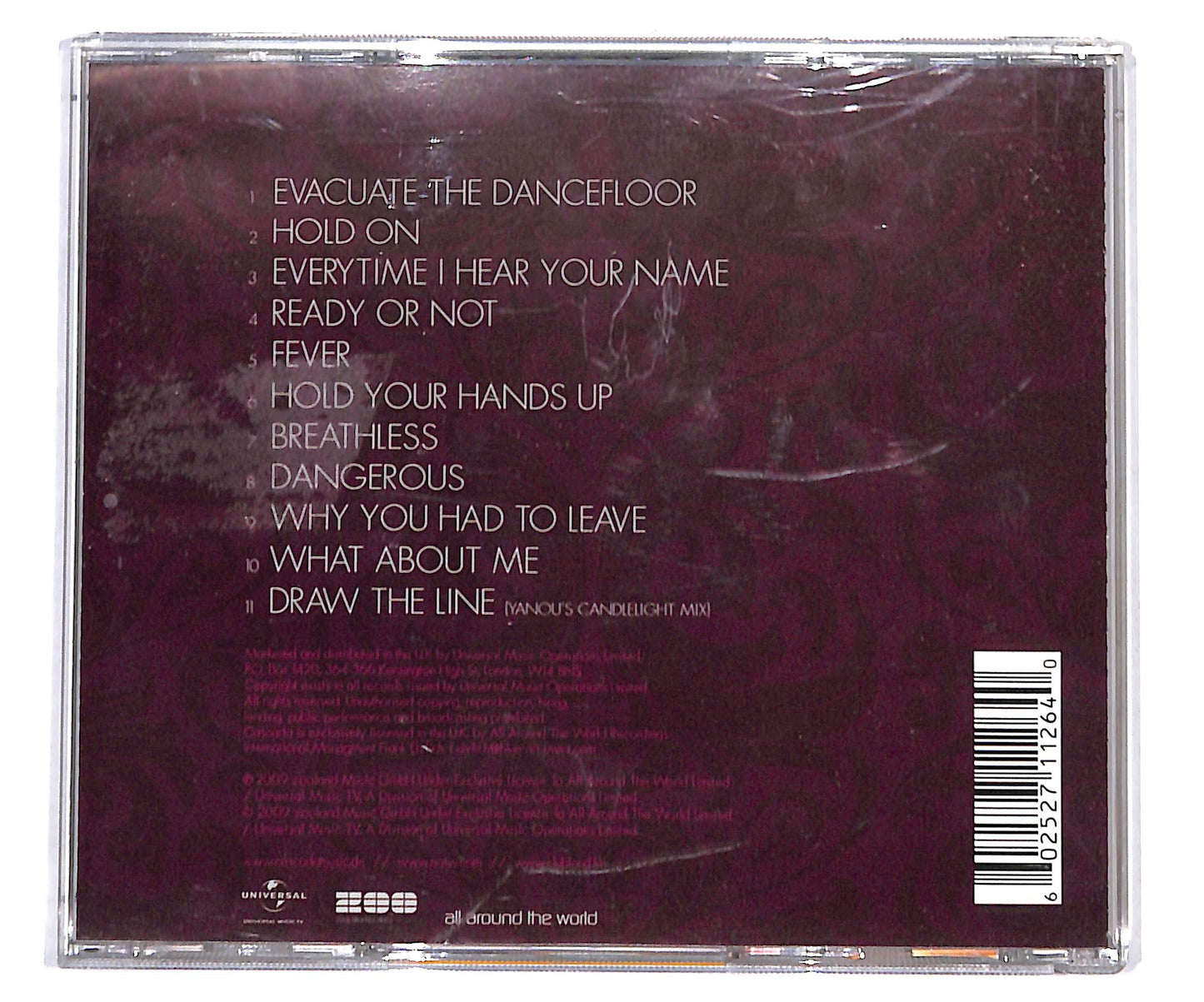 EBOND Cascada - Evacuate The Dancefloor CD CD135244