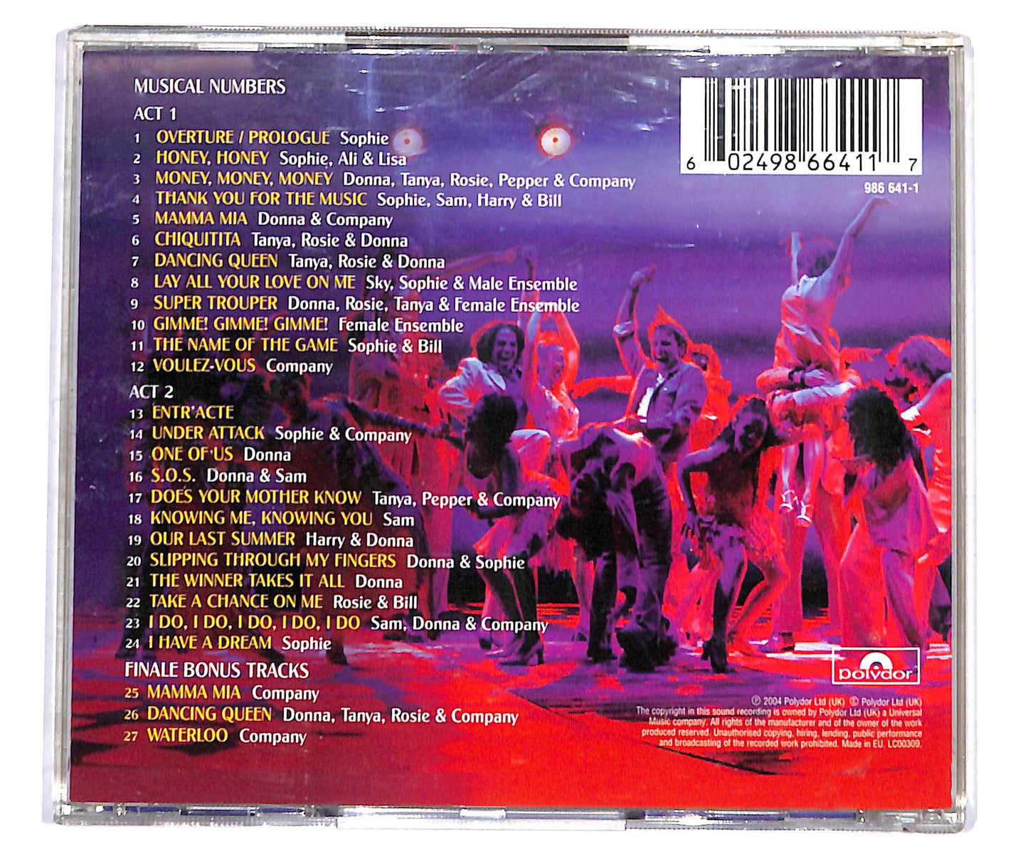 EBOND Benny Andersson & Bjorn Ulvaeus' - Mamma Mia! CD CD135247