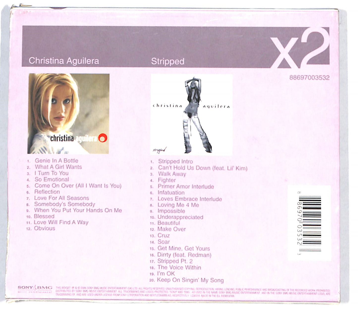 EBOND Christina Aguilera - Christina Aguilera / Stripped CD CD135254