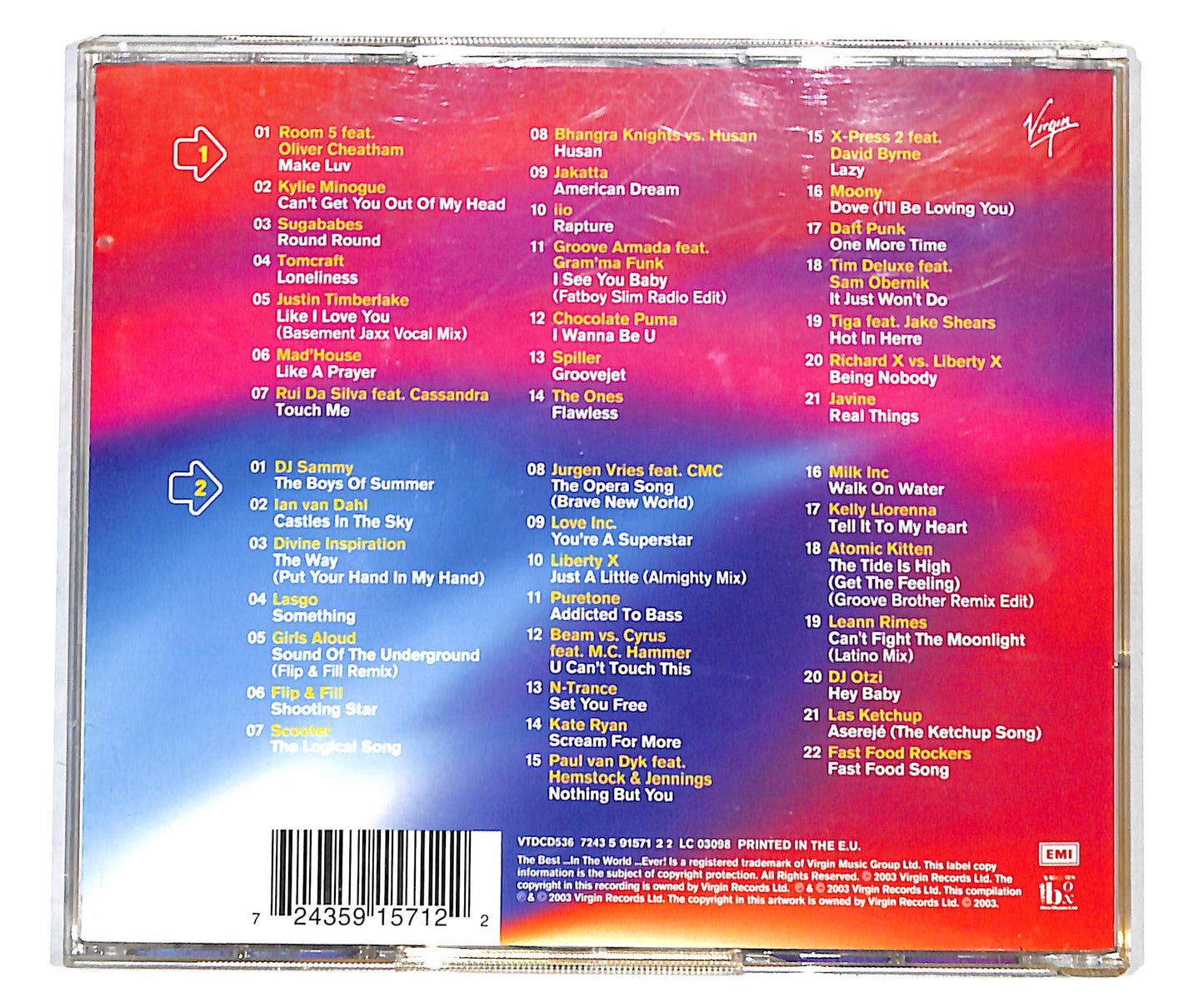 EBOND Various - The Best Dance Album In The World... Ever! CD CD135256