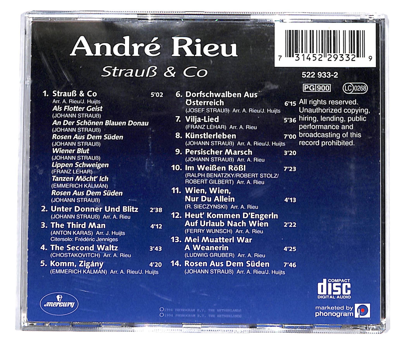 EBOND Andre Rieu - Strauß & Co CD CD135303