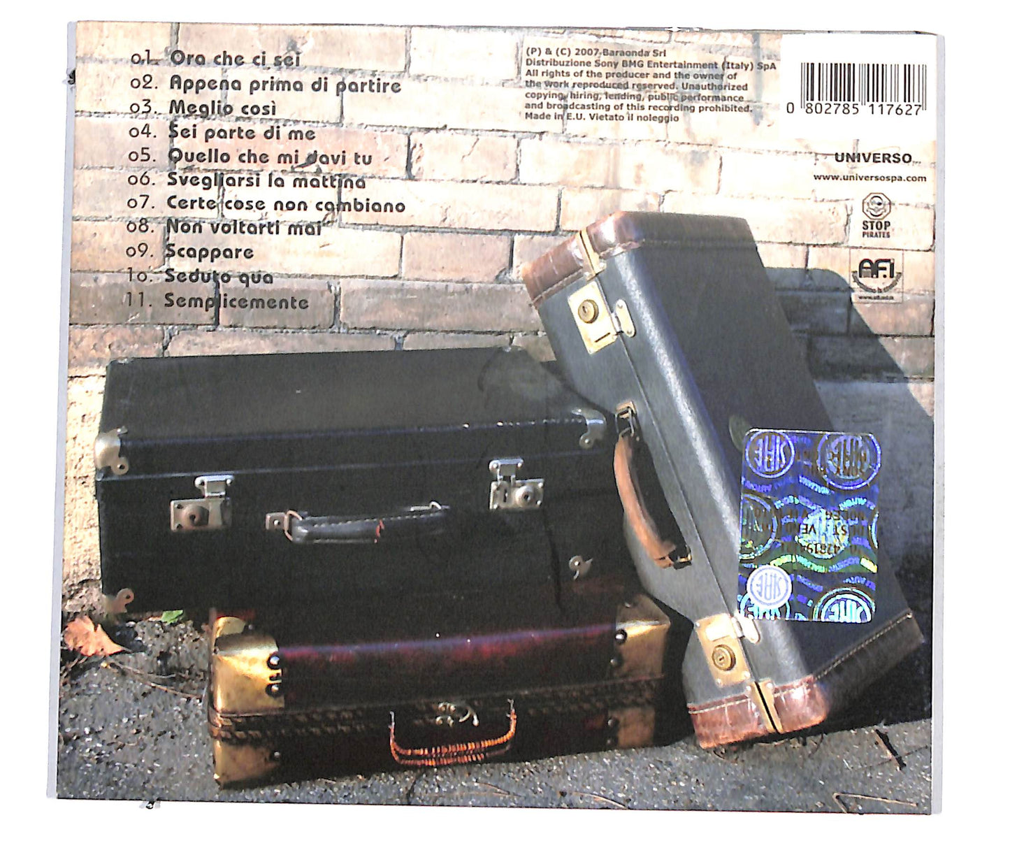 EBOND Zero_Assoluto - Appena Prima Di Partire DIGIPACK CD CD135304