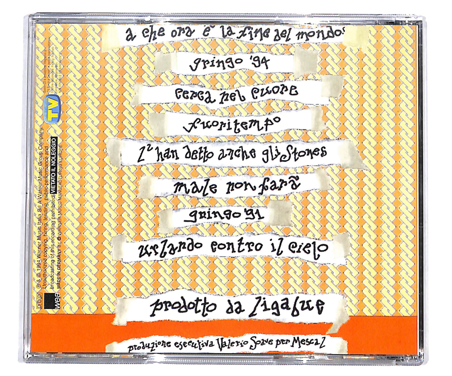 EBOND Ligabue - A Che Ora E La Fine Del Mondo? EDITORIALE CD CD135305