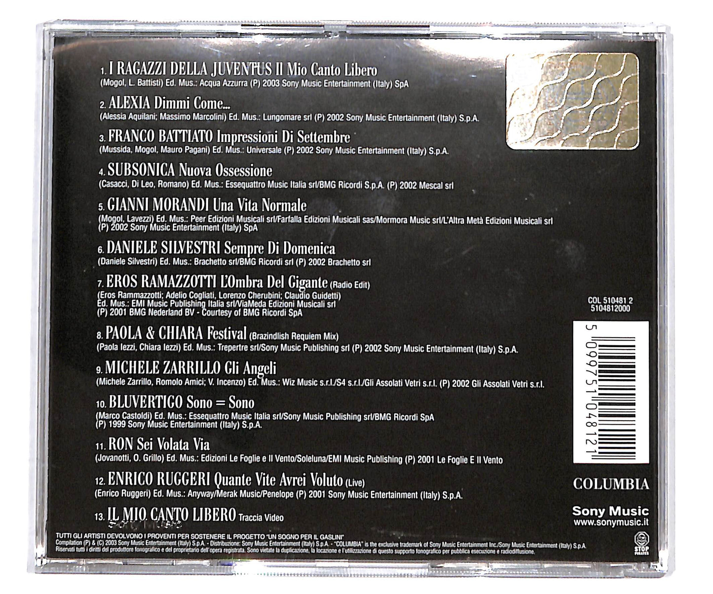 EBOND Various - Il Mio Canto Libero CD CD135310