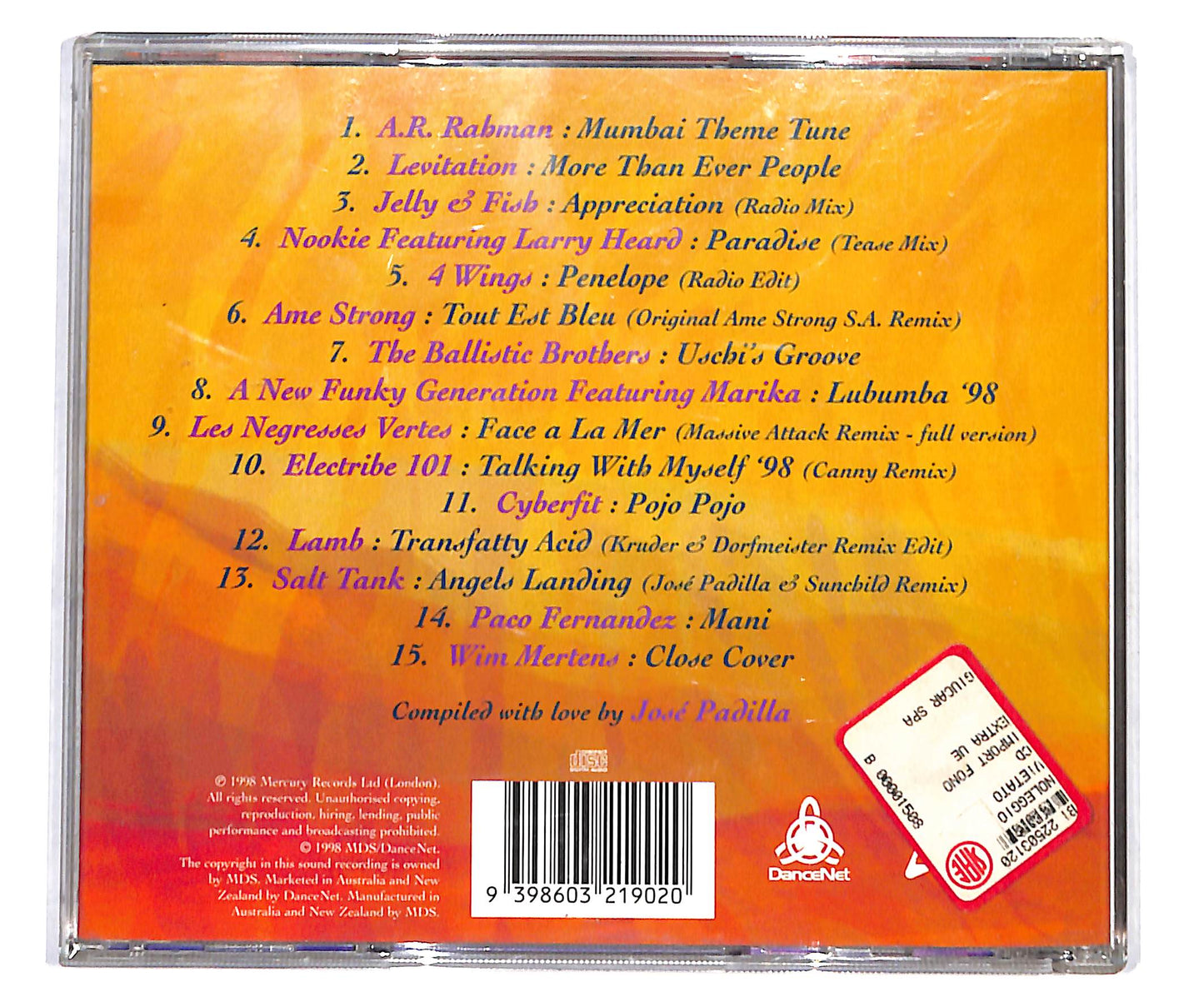 EBOND Various - Cafe Del Mar - Volumen Cinco CD CD135317