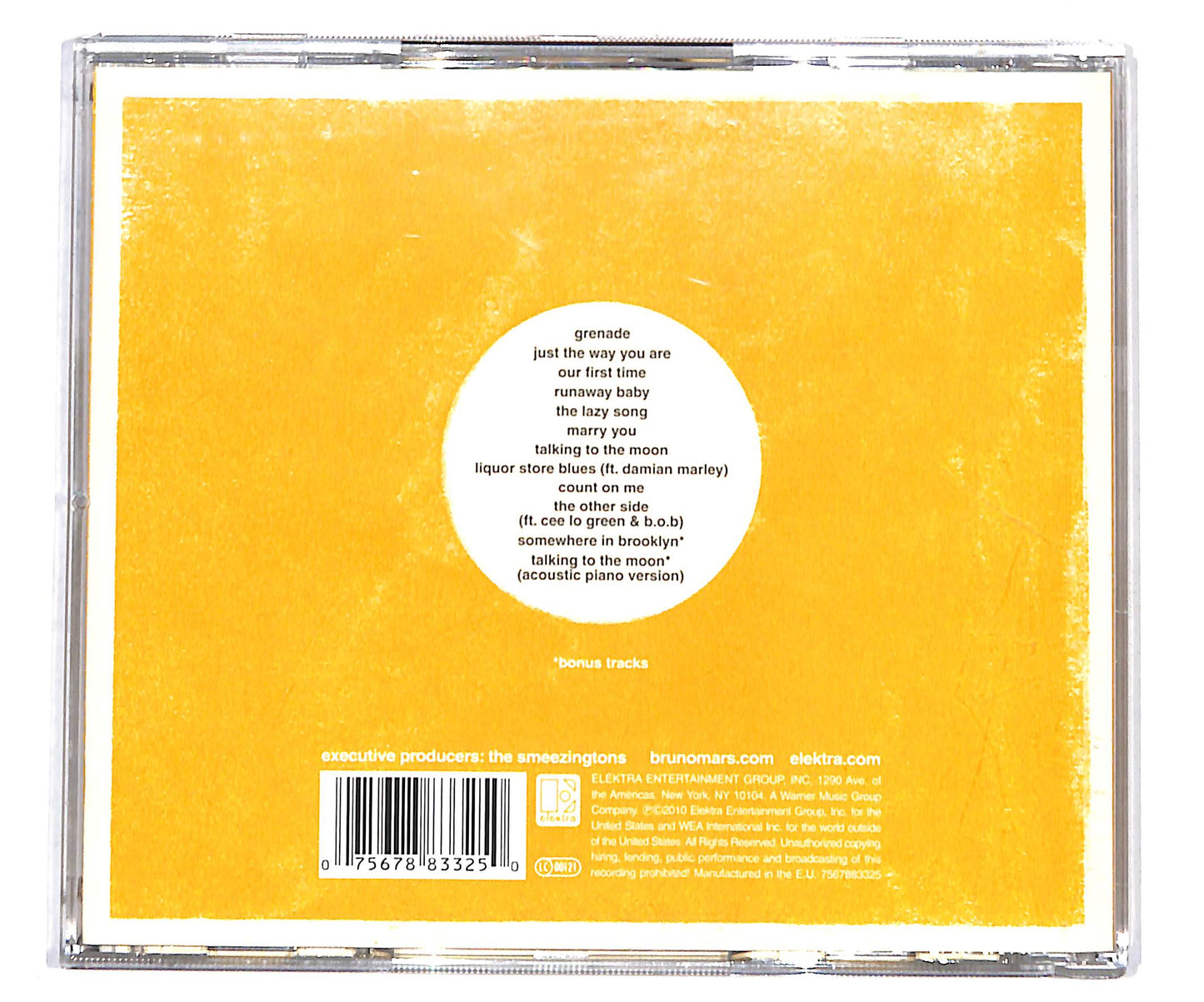 EBOND Bruno Mars - Doo-Wops & Hooligans CD CD135331
