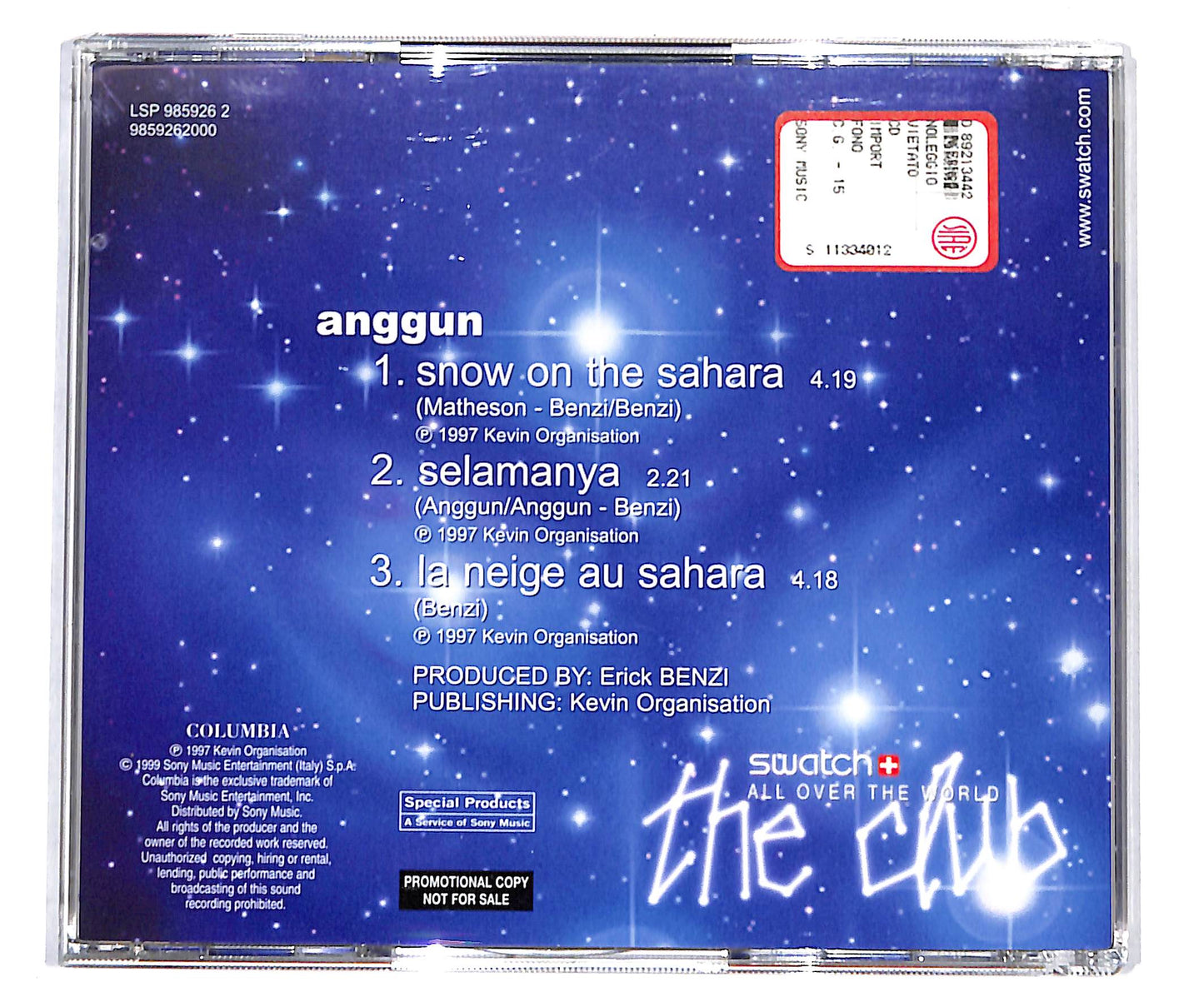 EBOND Anggun - Snow On The Sahara CD CD135332