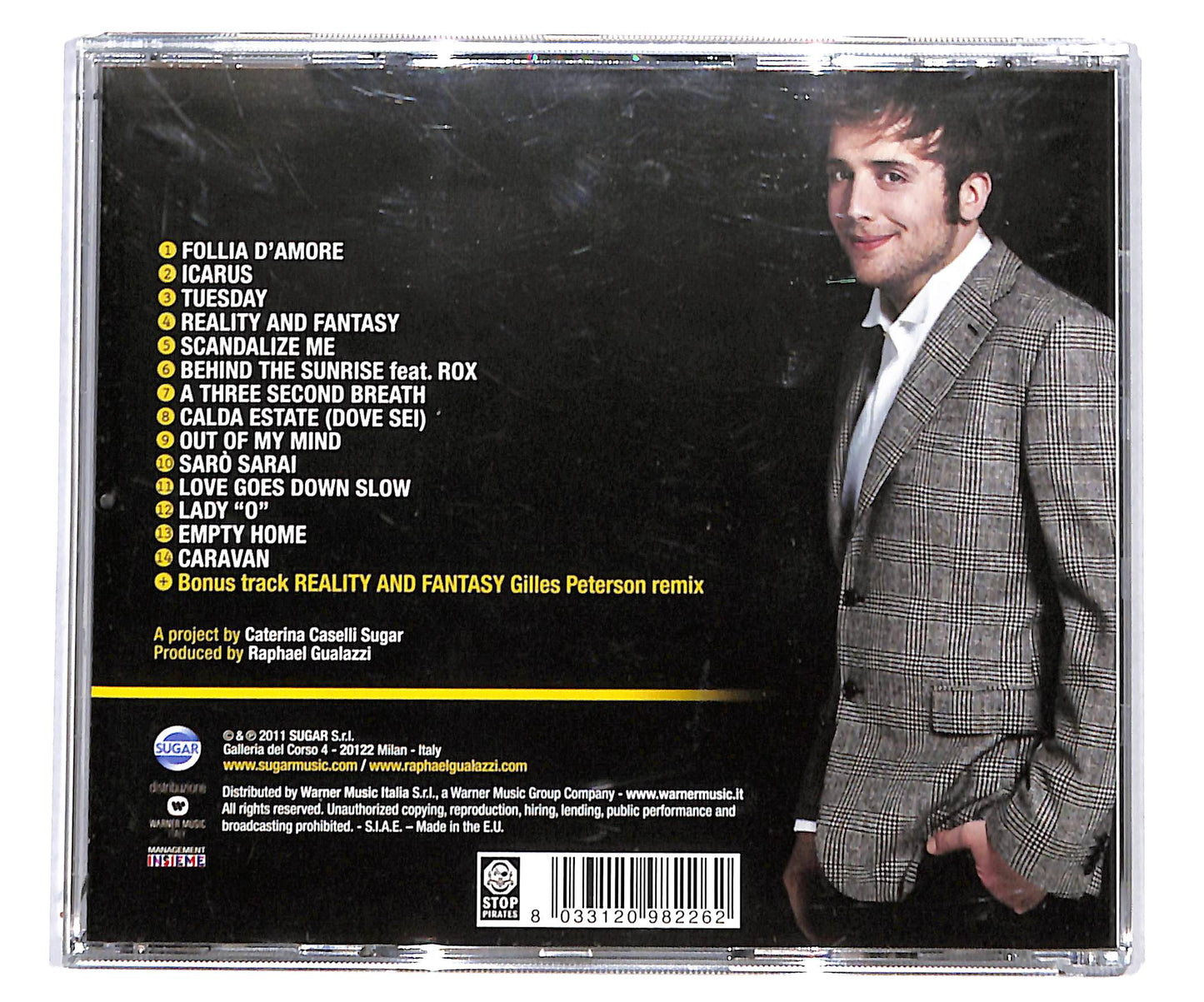 EBOND Raphael Gualazzi - Reality And Fantasy CD CD135340