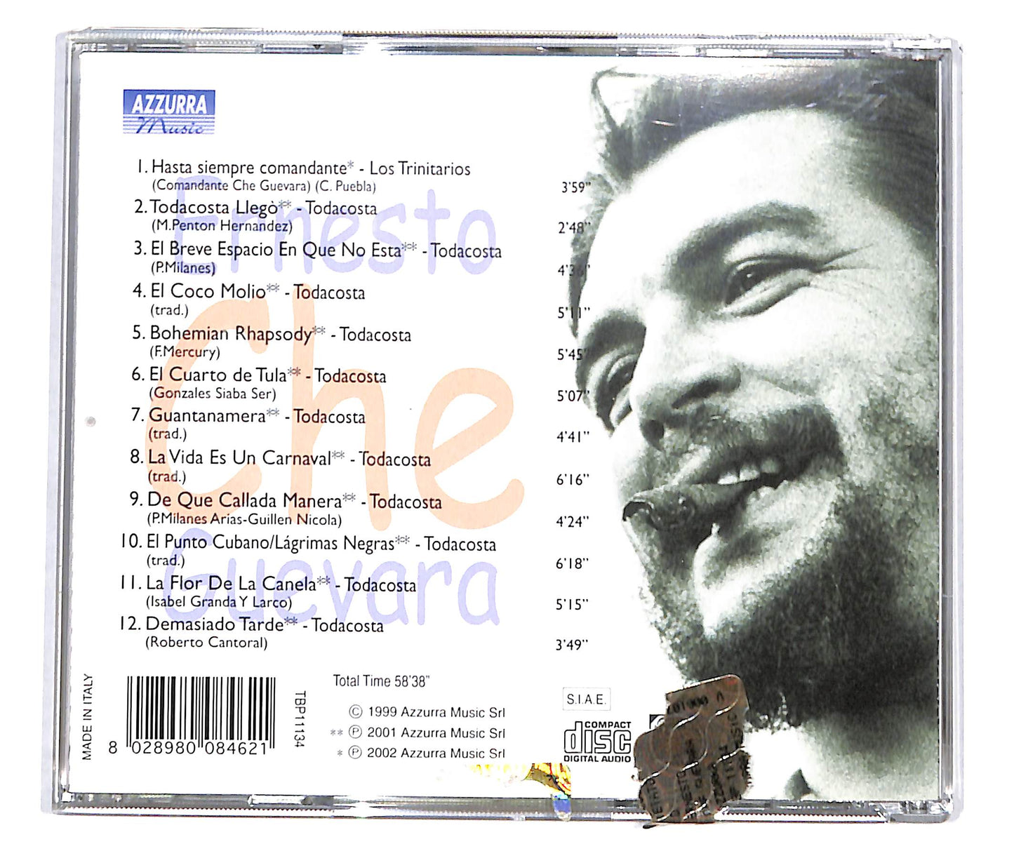 EBOND Los Trinitarios / Todacosta - Ernesto Che Guevara CD CD135357