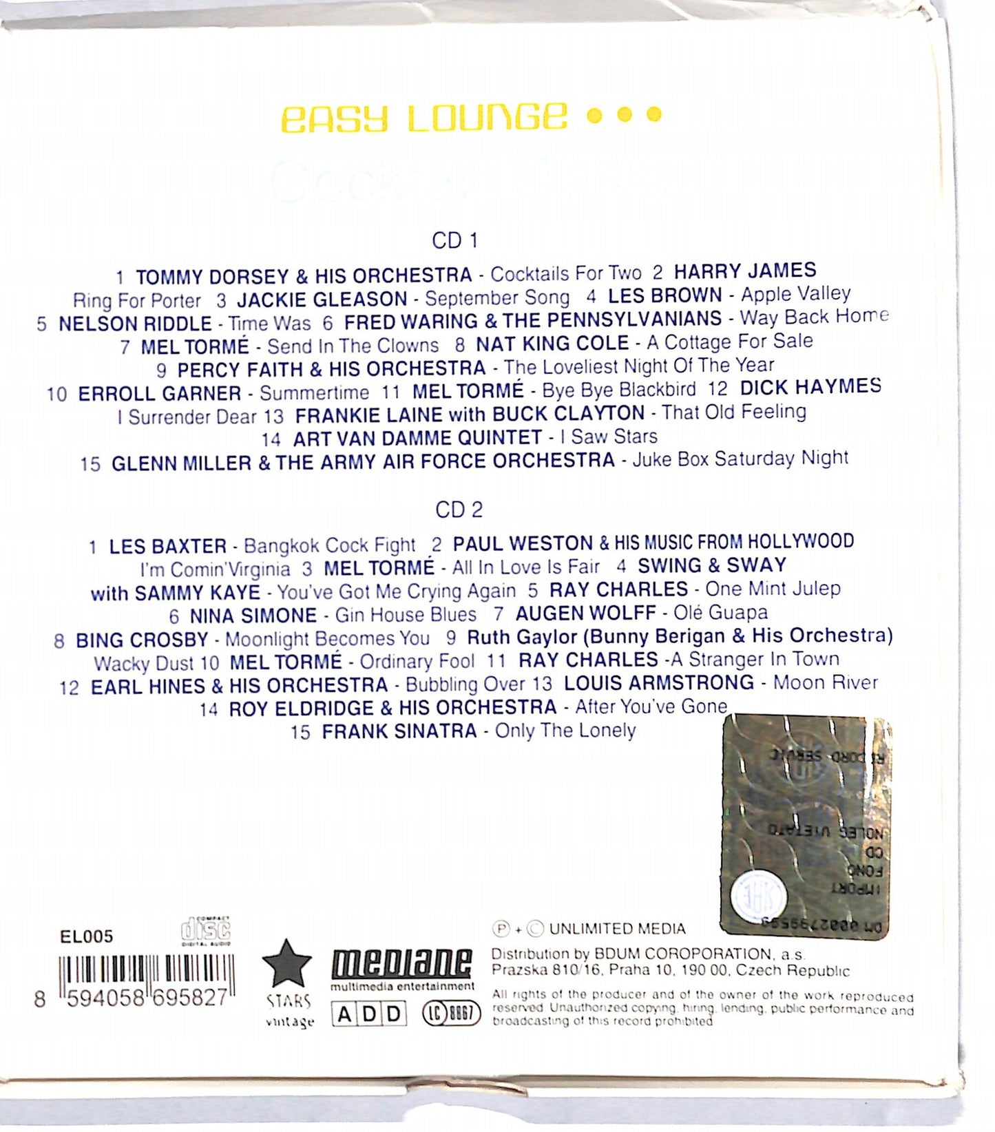 EBOND Various - Cocktail Mania CD CD135361