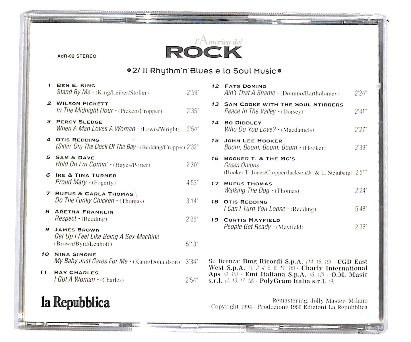 EBOND Various - Il Rhythm 'N' Blues E La Soul Music EDITORIALE CD CD135408