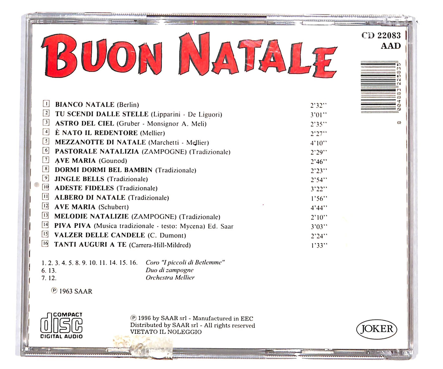 EBOND Various - Buon Natale CD CD135414